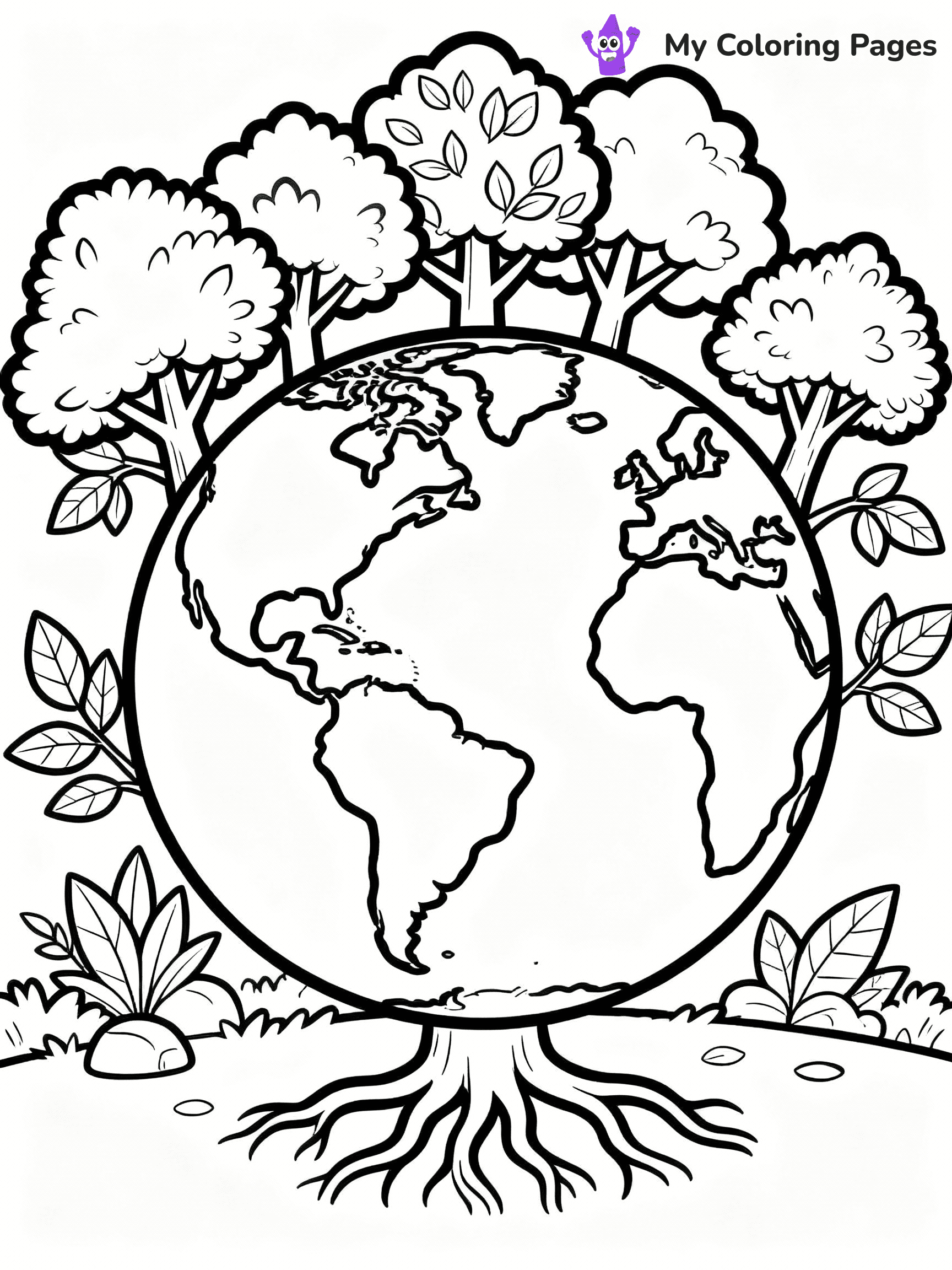 Earth Coloring Pages - 16