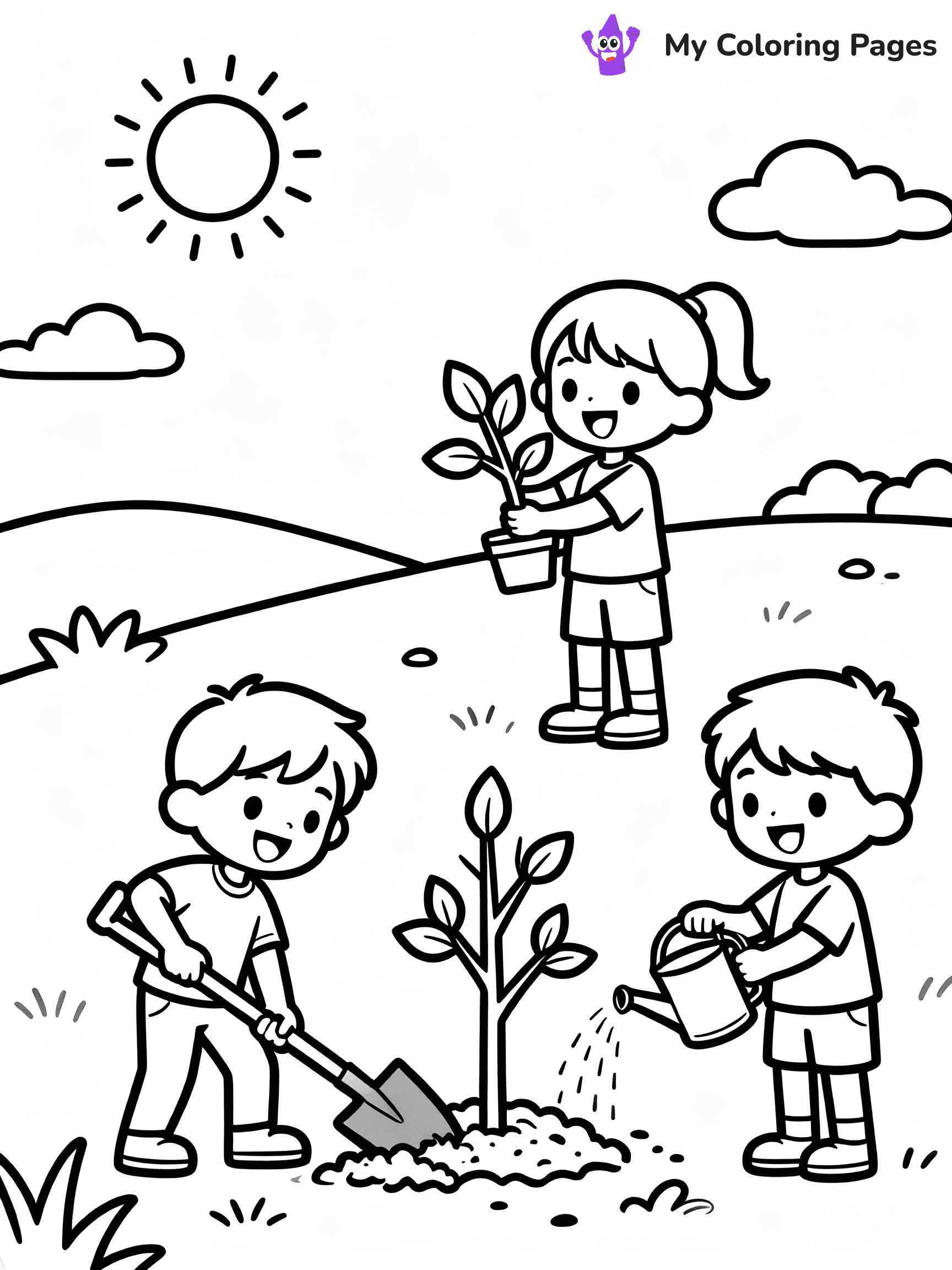 Earth Coloring Pages - 8