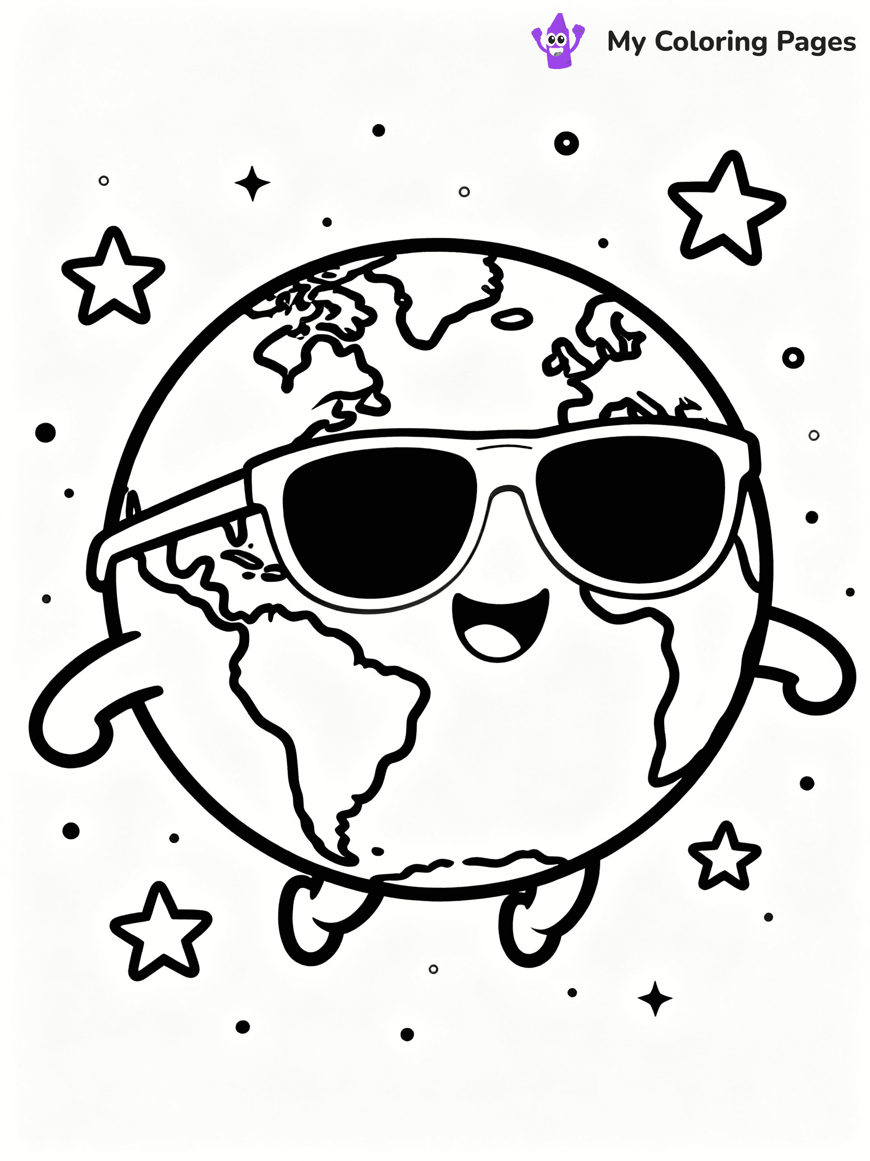 Earth Coloring Pages - 6