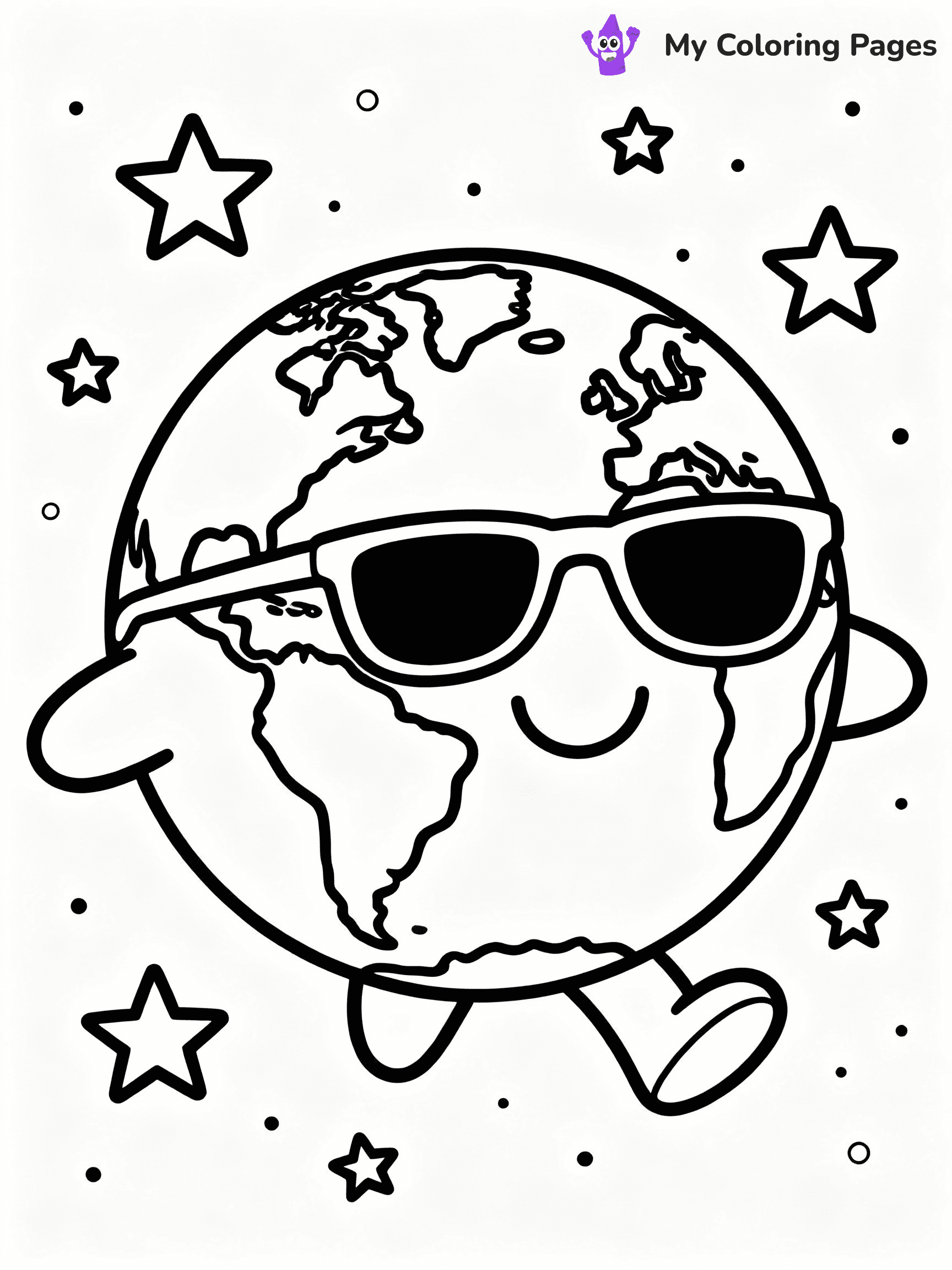 Earth Coloring Pages - 4