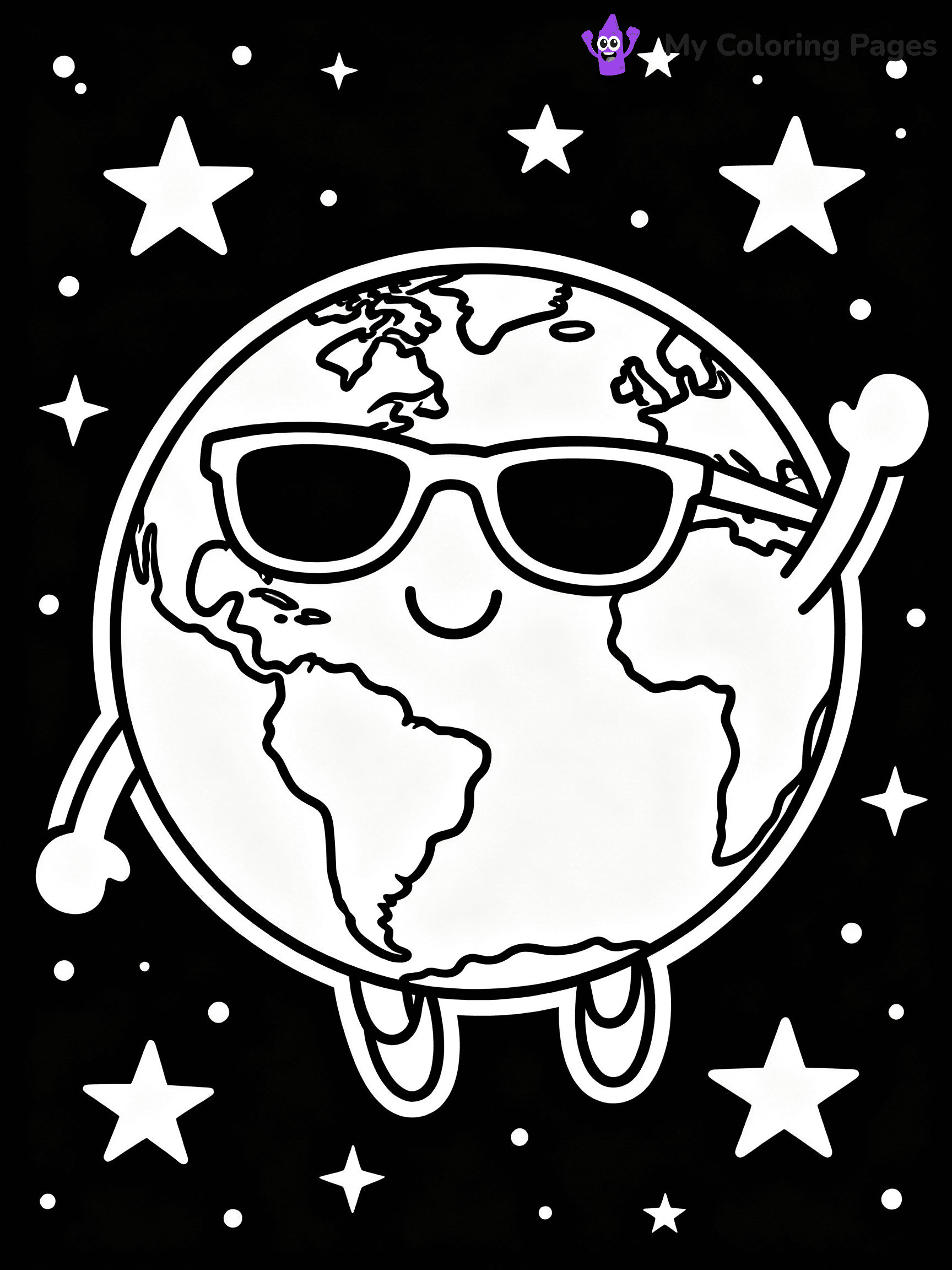 Earth Coloring Pages - 2