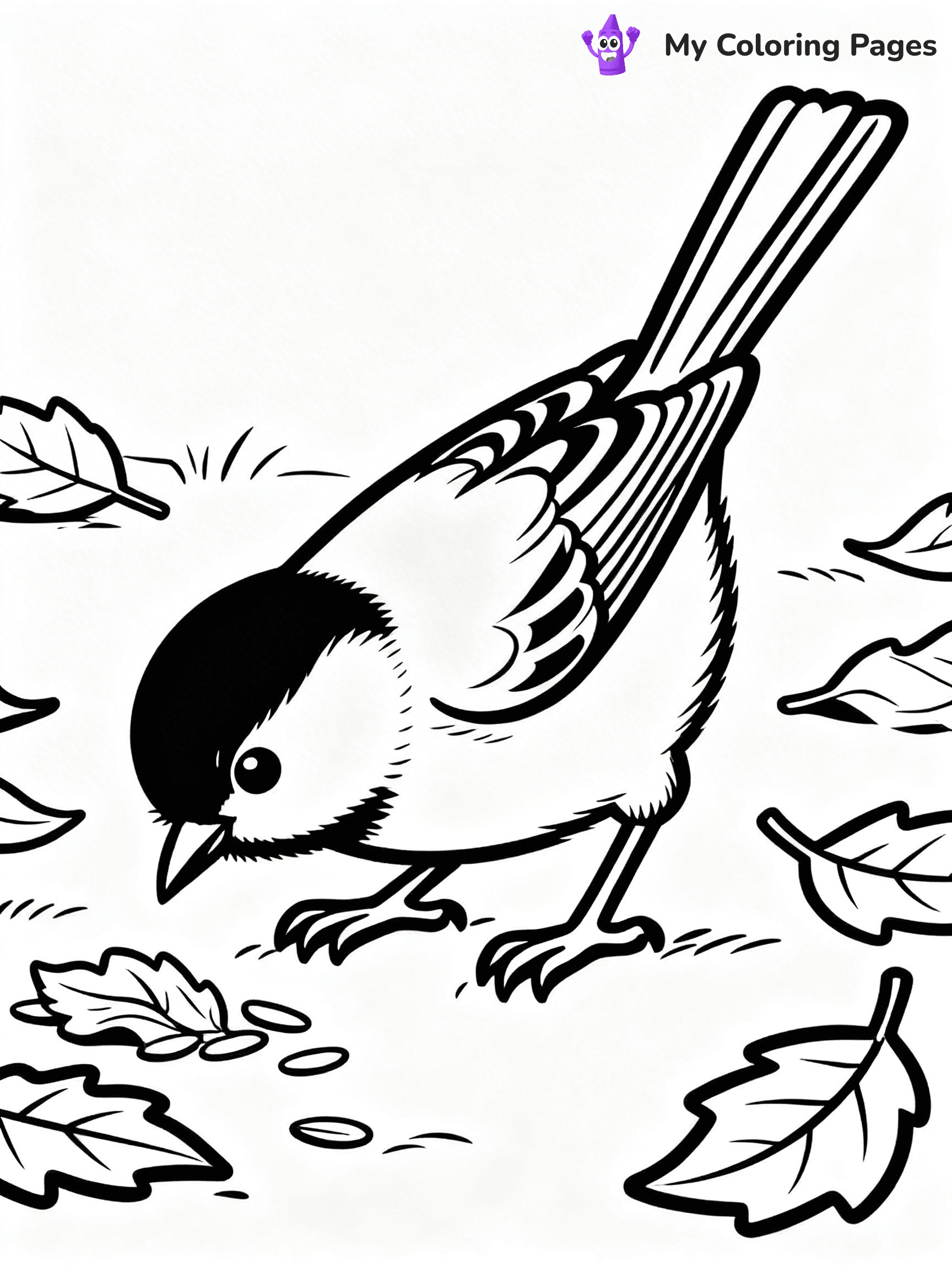 Chickadee Coloring Pages - 11