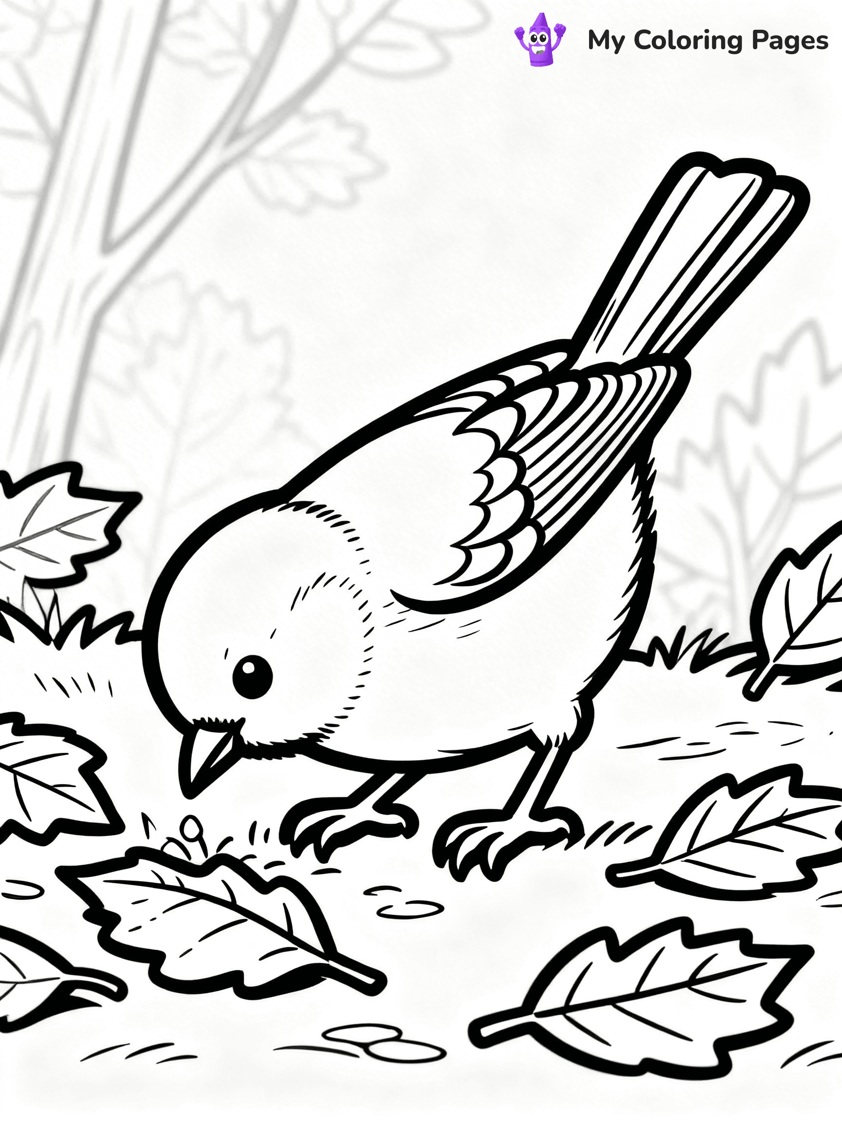 Chickadee Coloring Pages - 10