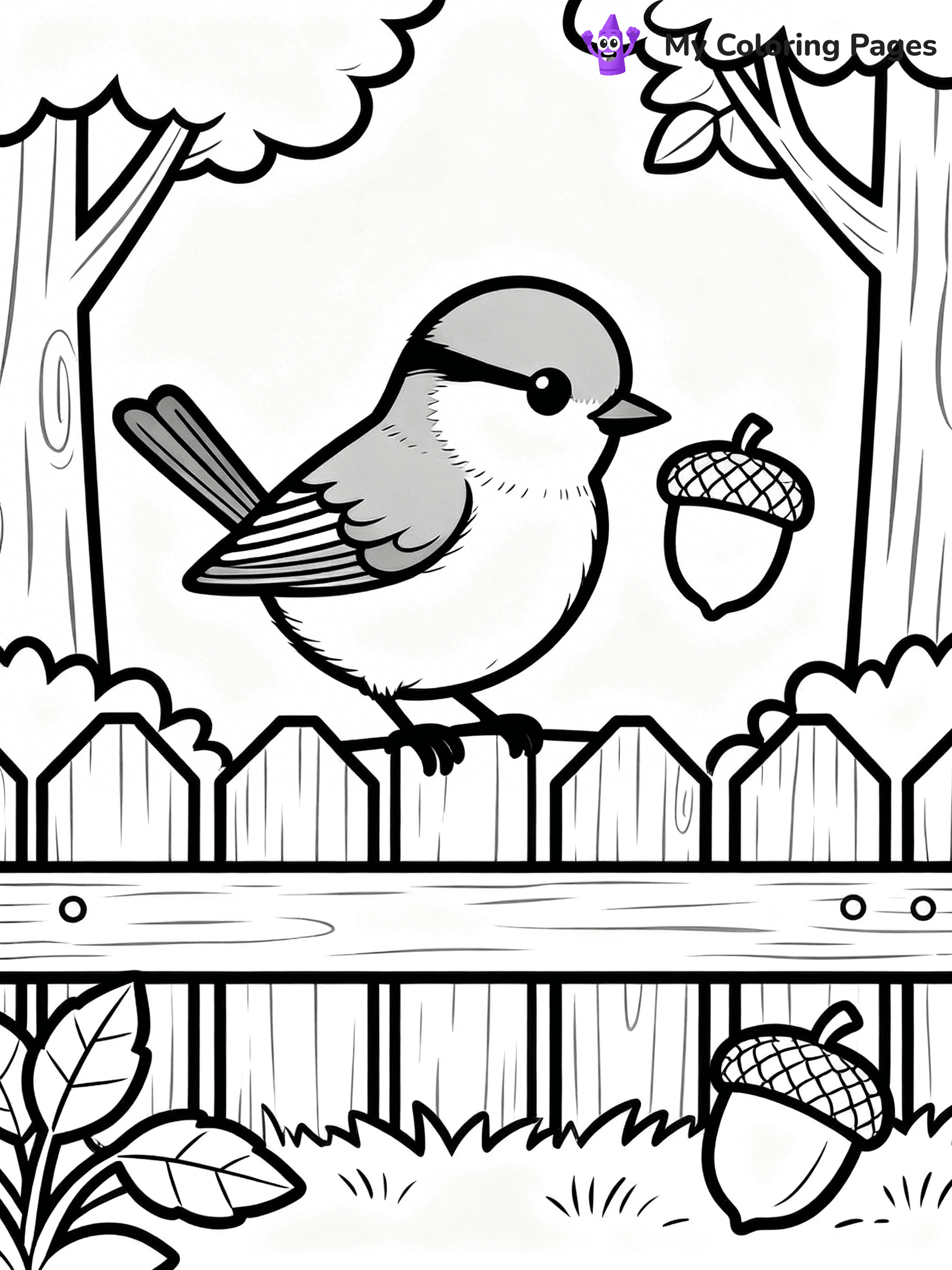 Chickadee Coloring Pages - 7