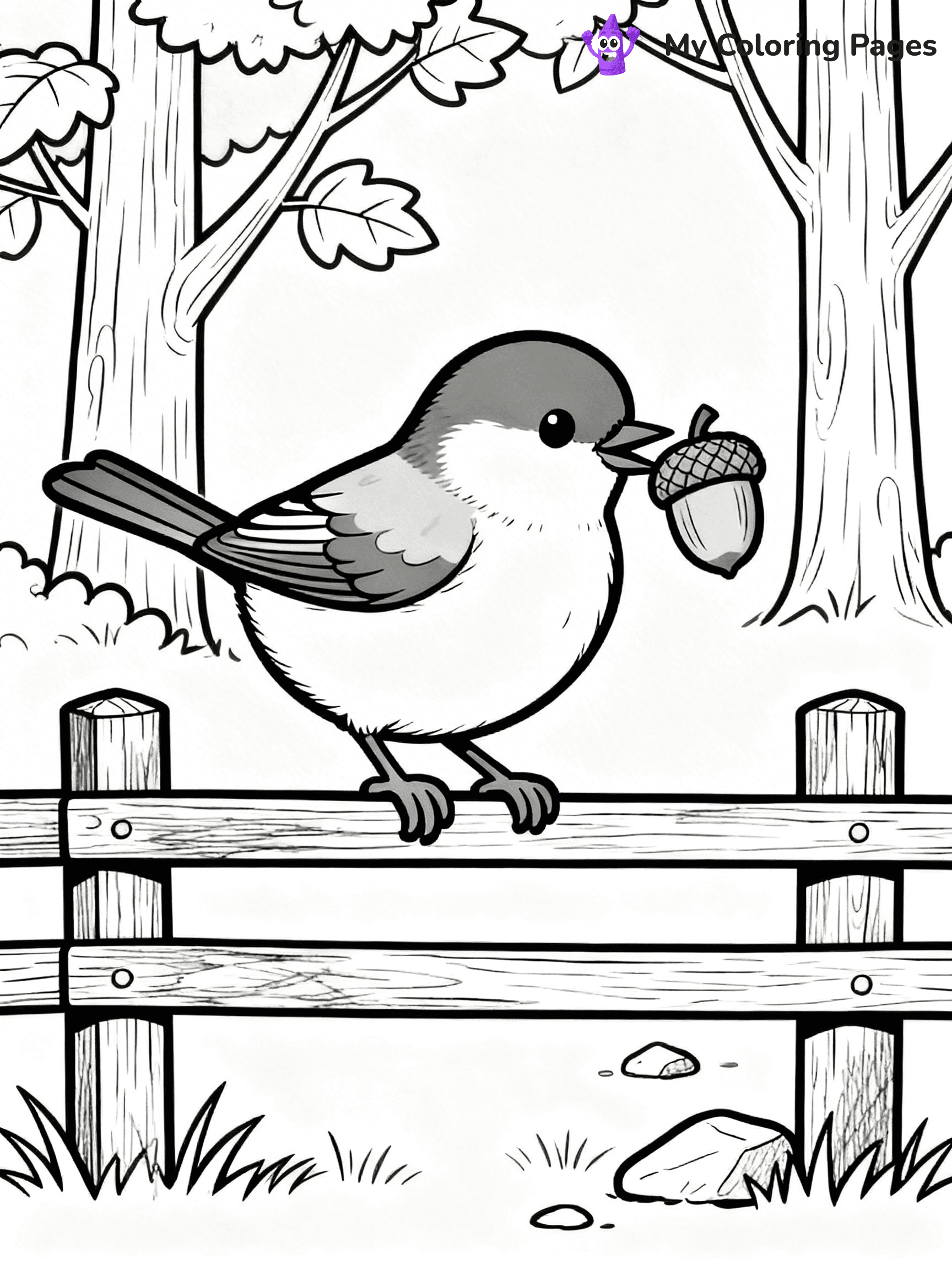 Chickadee Coloring Pages - 5