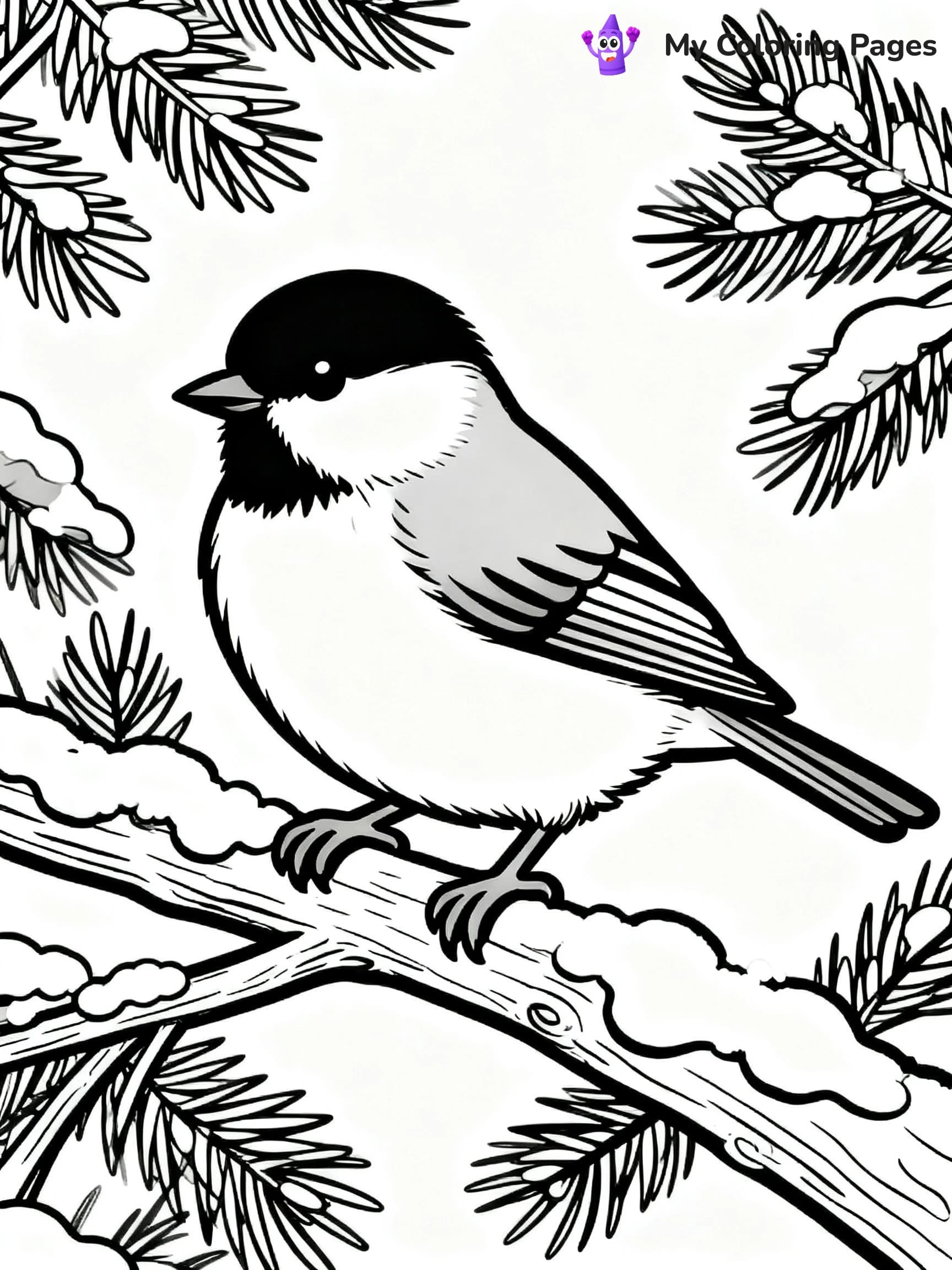 Chickadee Coloring Pages - 5