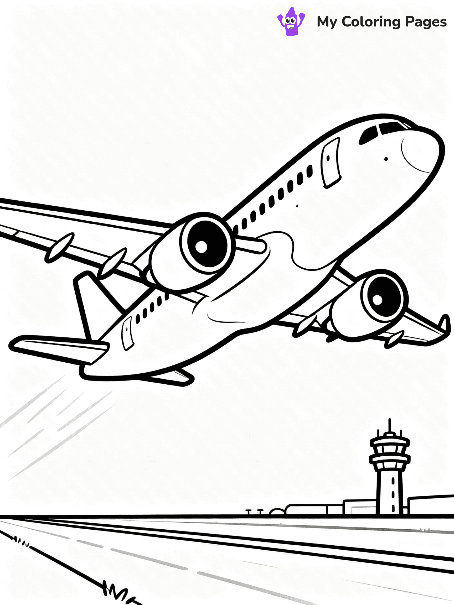 Airplane Coloring Pages - 24