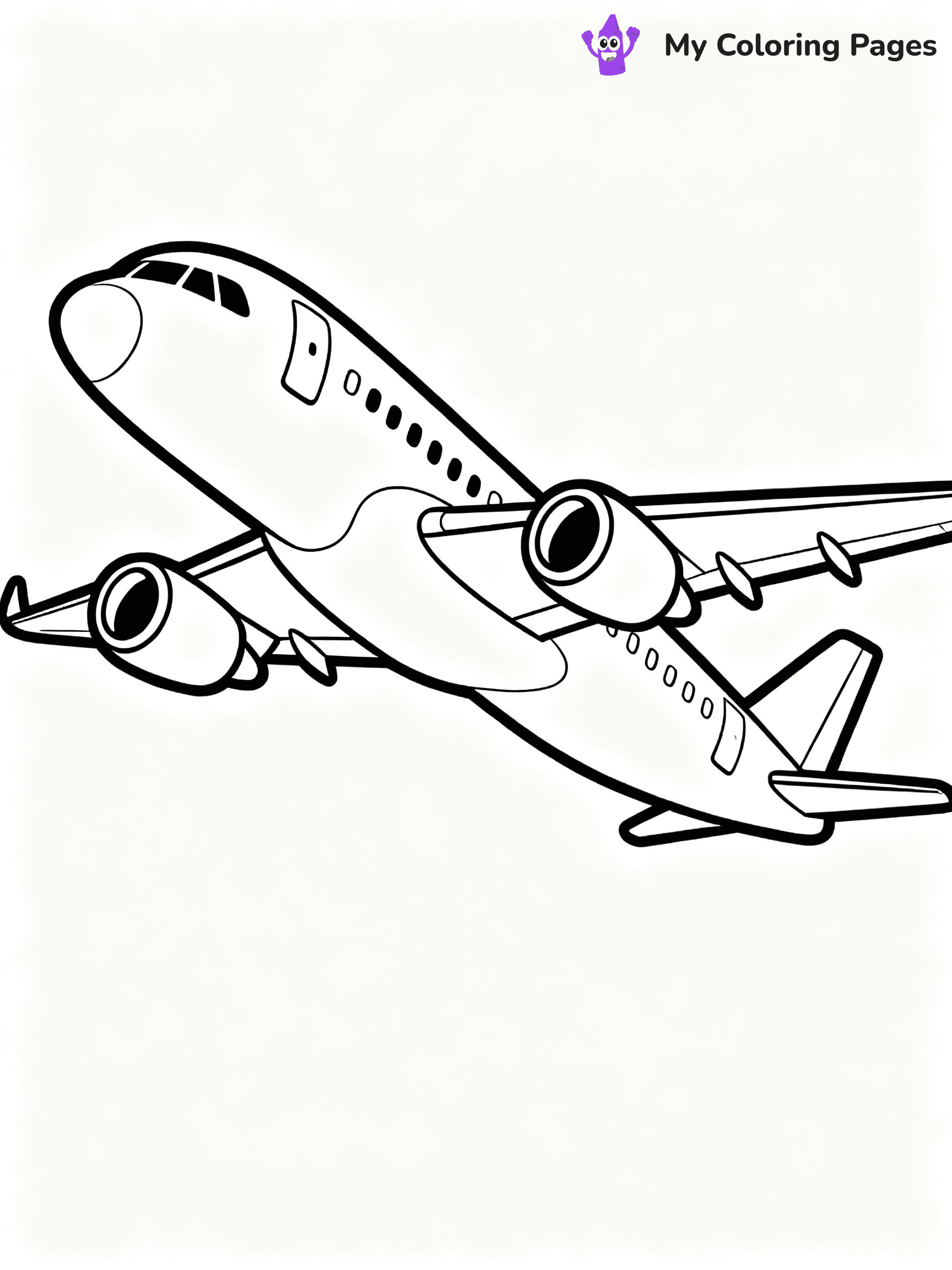 Airplane Coloring Pages - 23