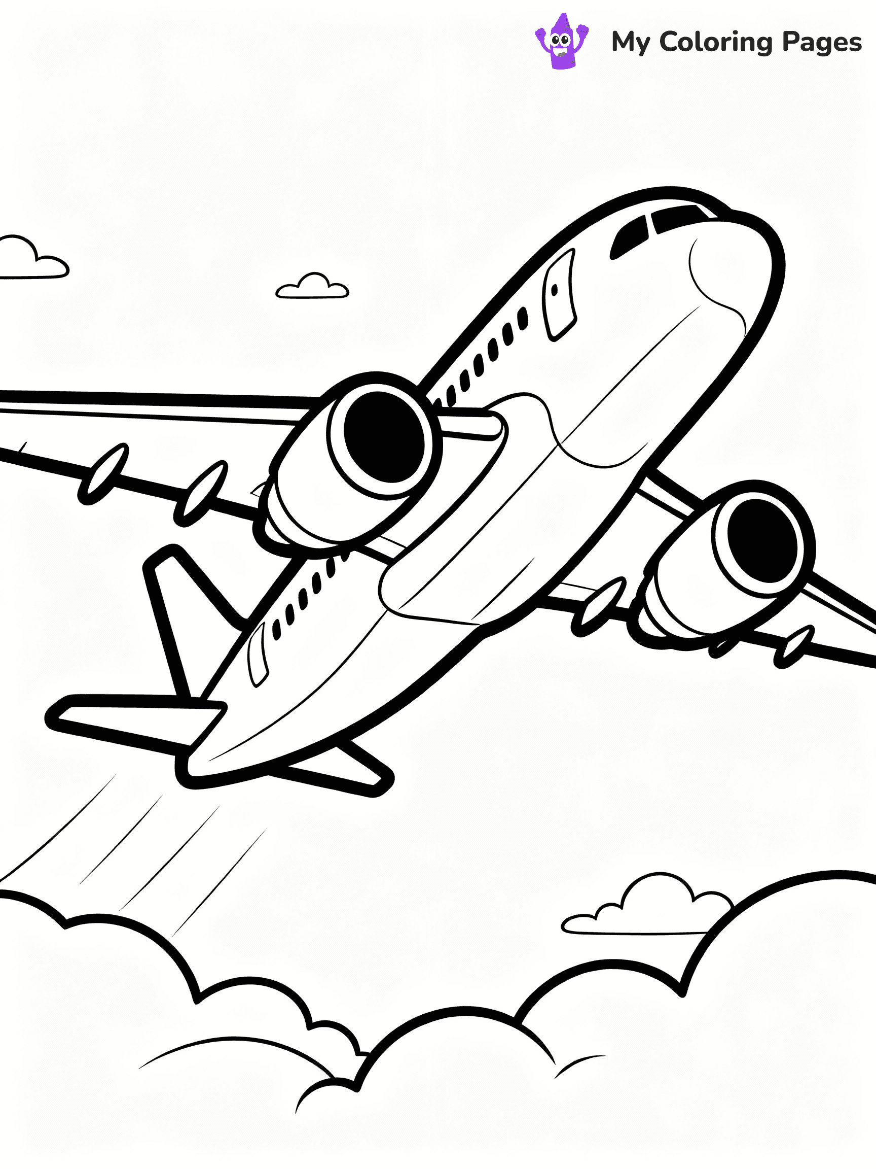 Airplane Coloring Pages - 21