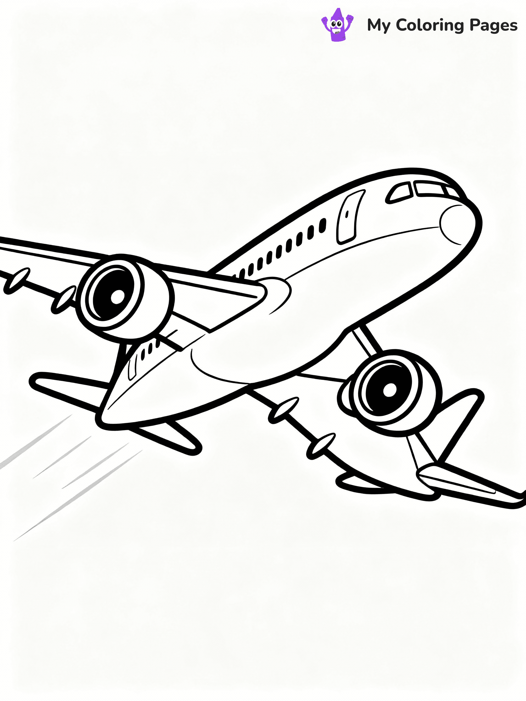 Airplane Coloring Pages - 20
