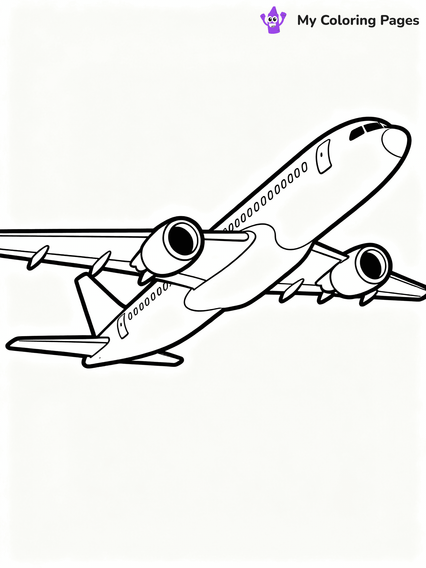 Airplane Coloring Pages - 17