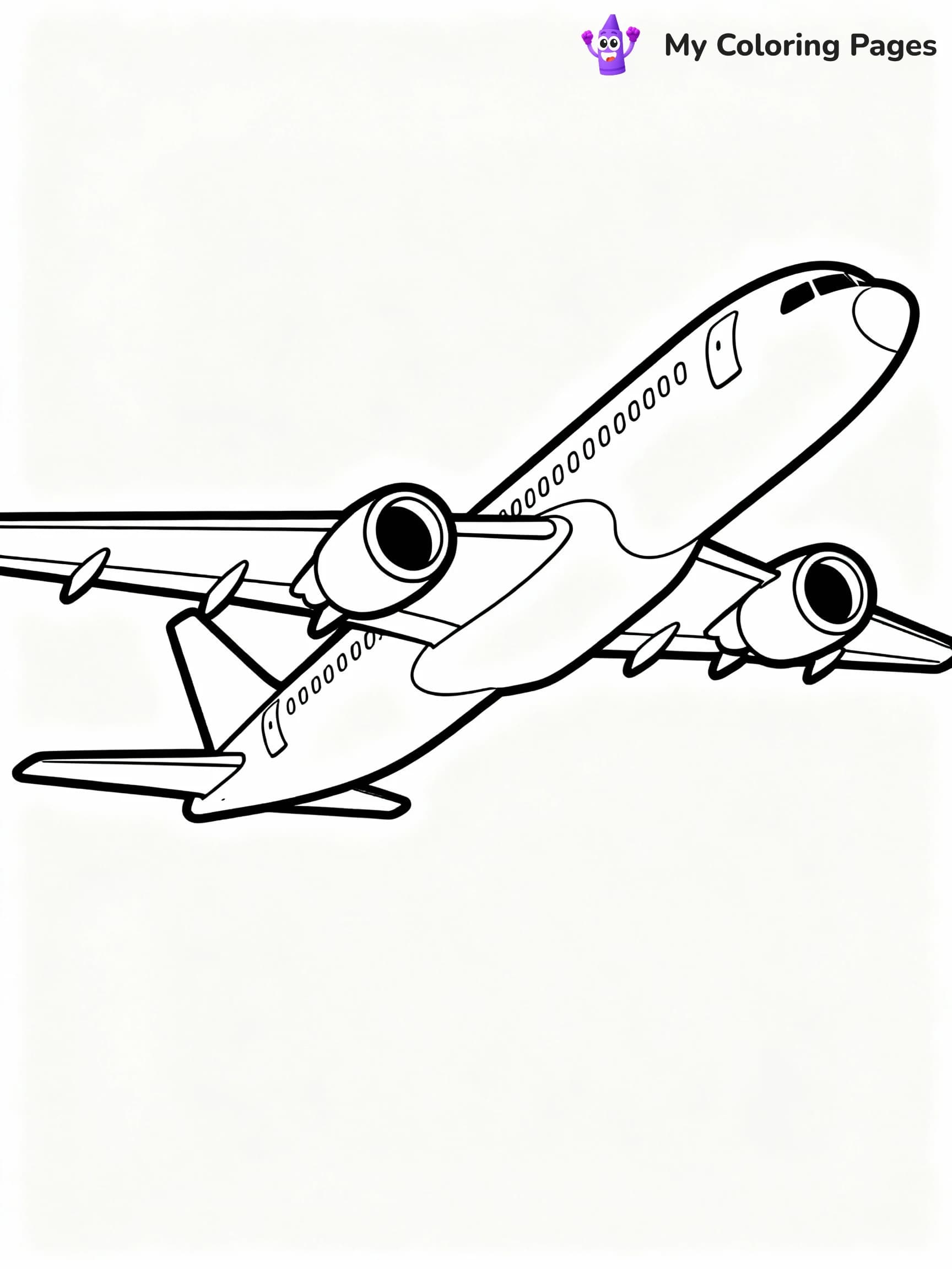 Airplane Coloring Pages - 17