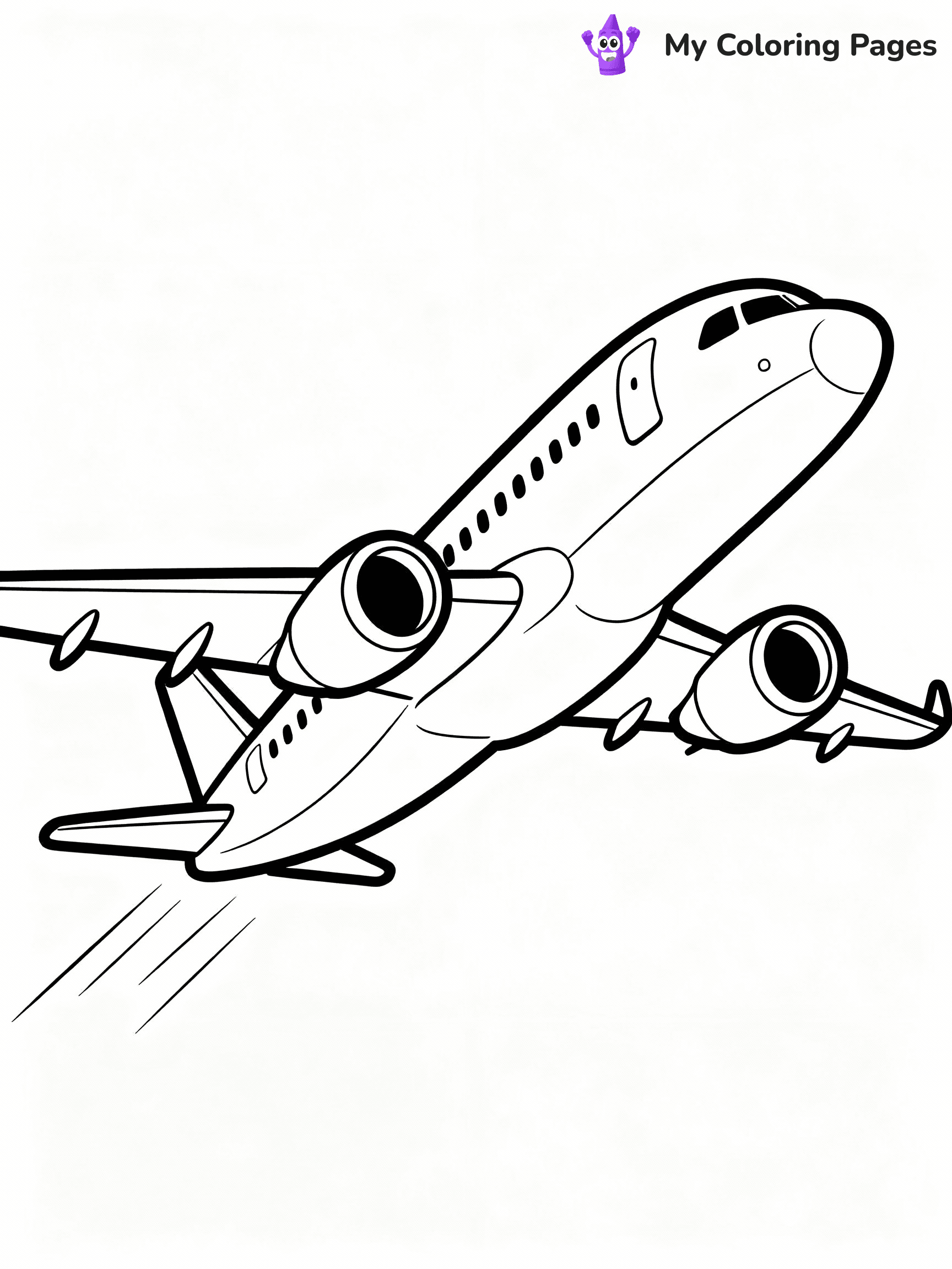 Airplane Coloring Pages - 15