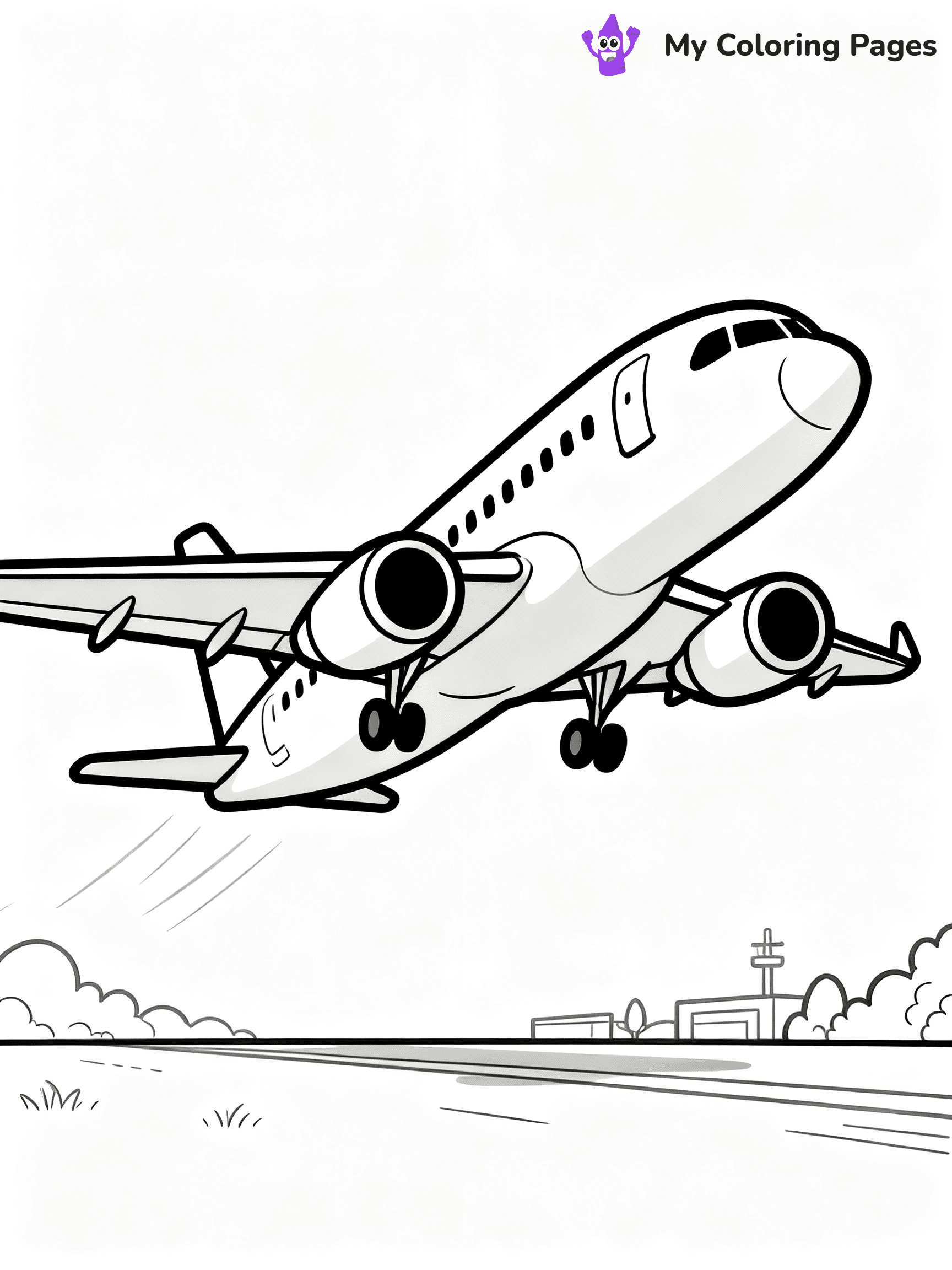 Airplane Coloring Pages - 13