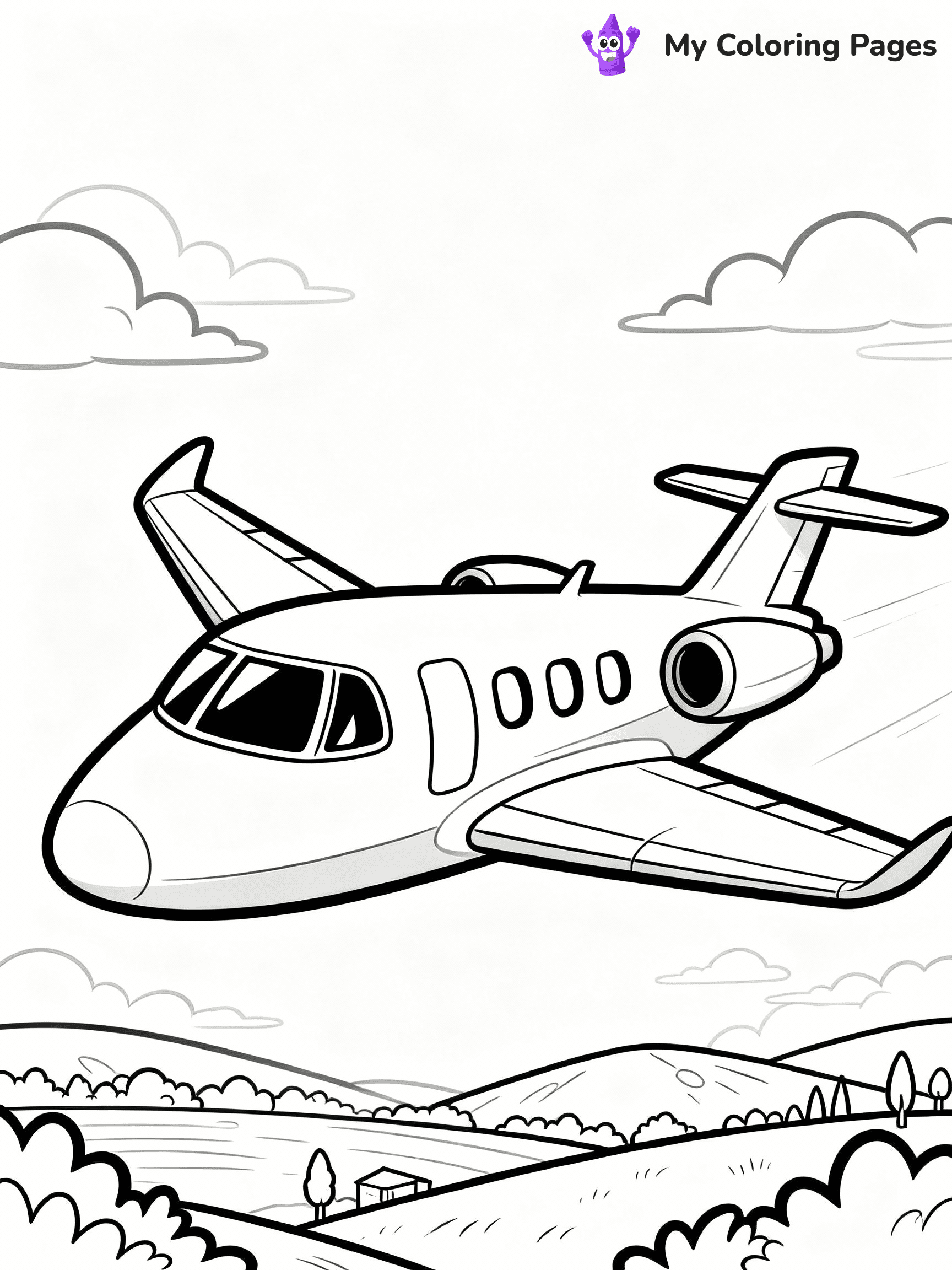 Airplane Coloring Pages - 3
