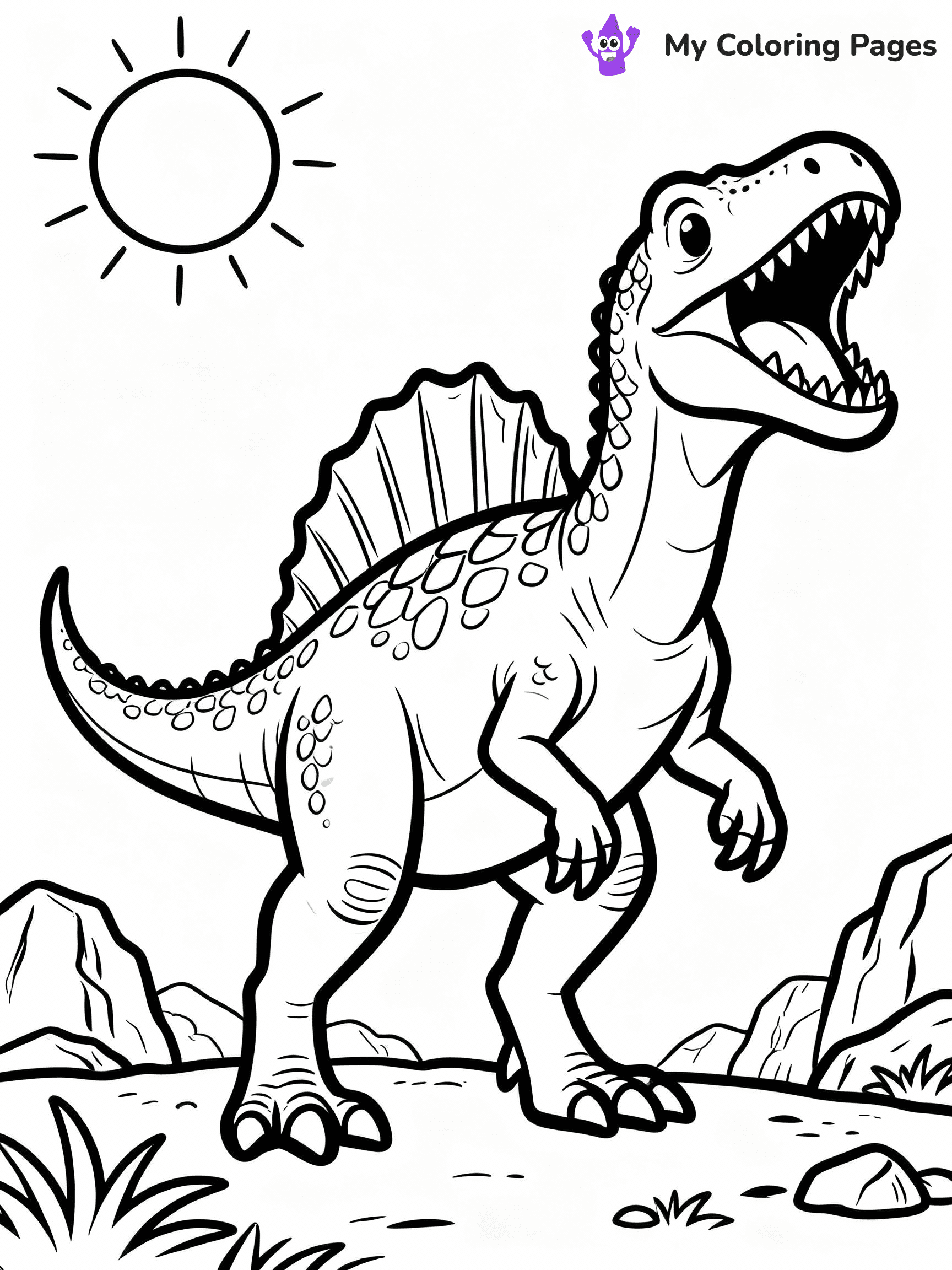 Spinosaurus Coloring Pages - 28