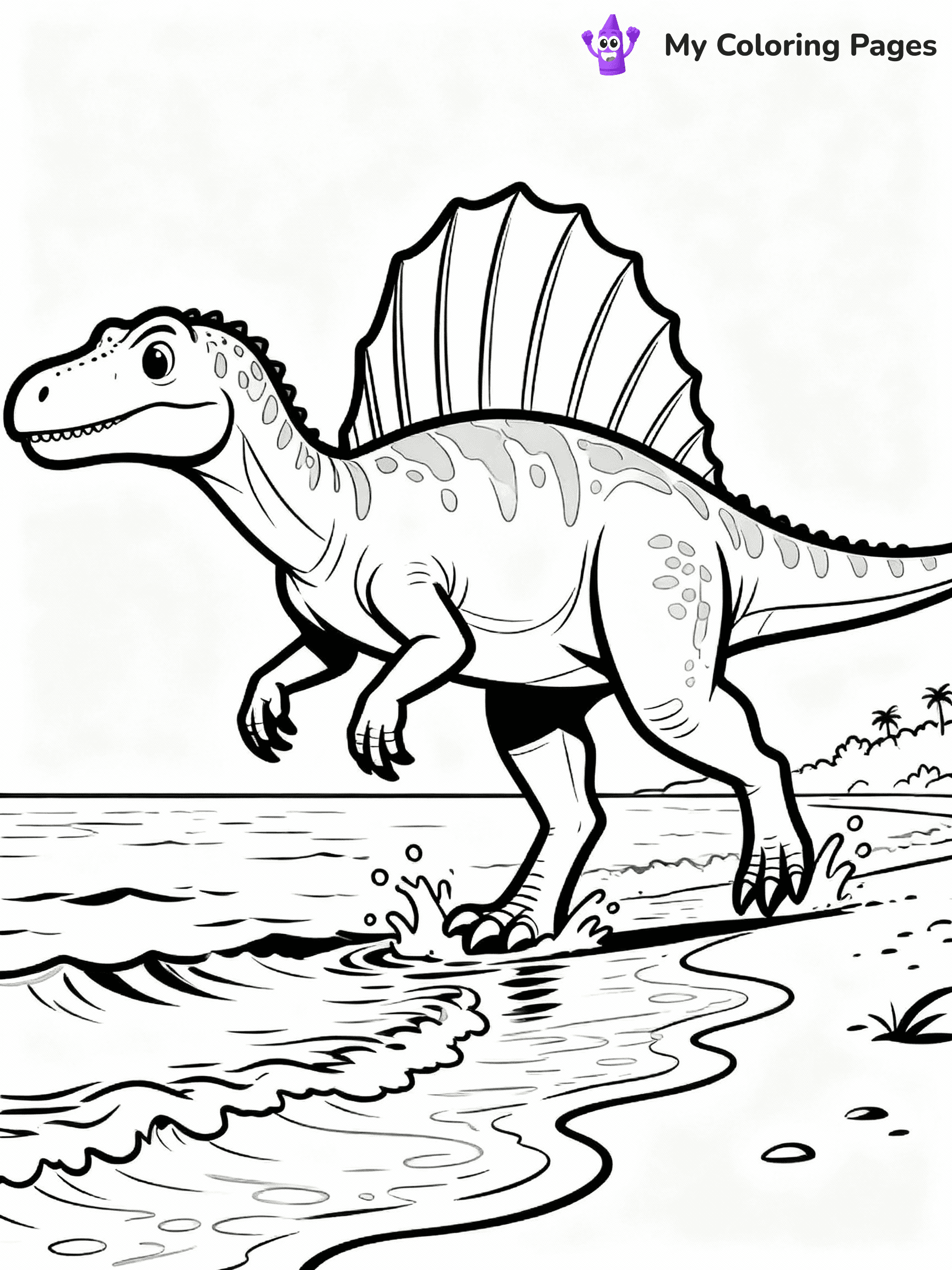 Spinosaurus Coloring Pages - 24
