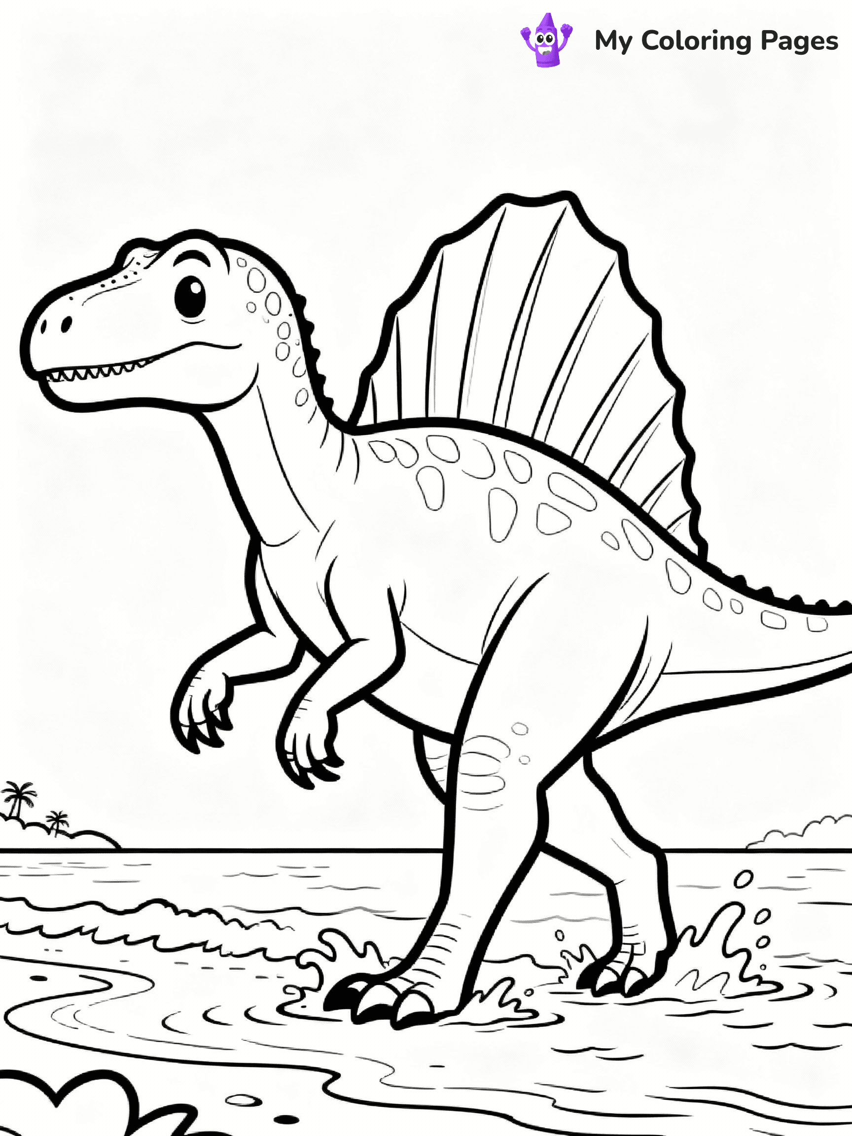 Spinosaurus Coloring Pages - 23