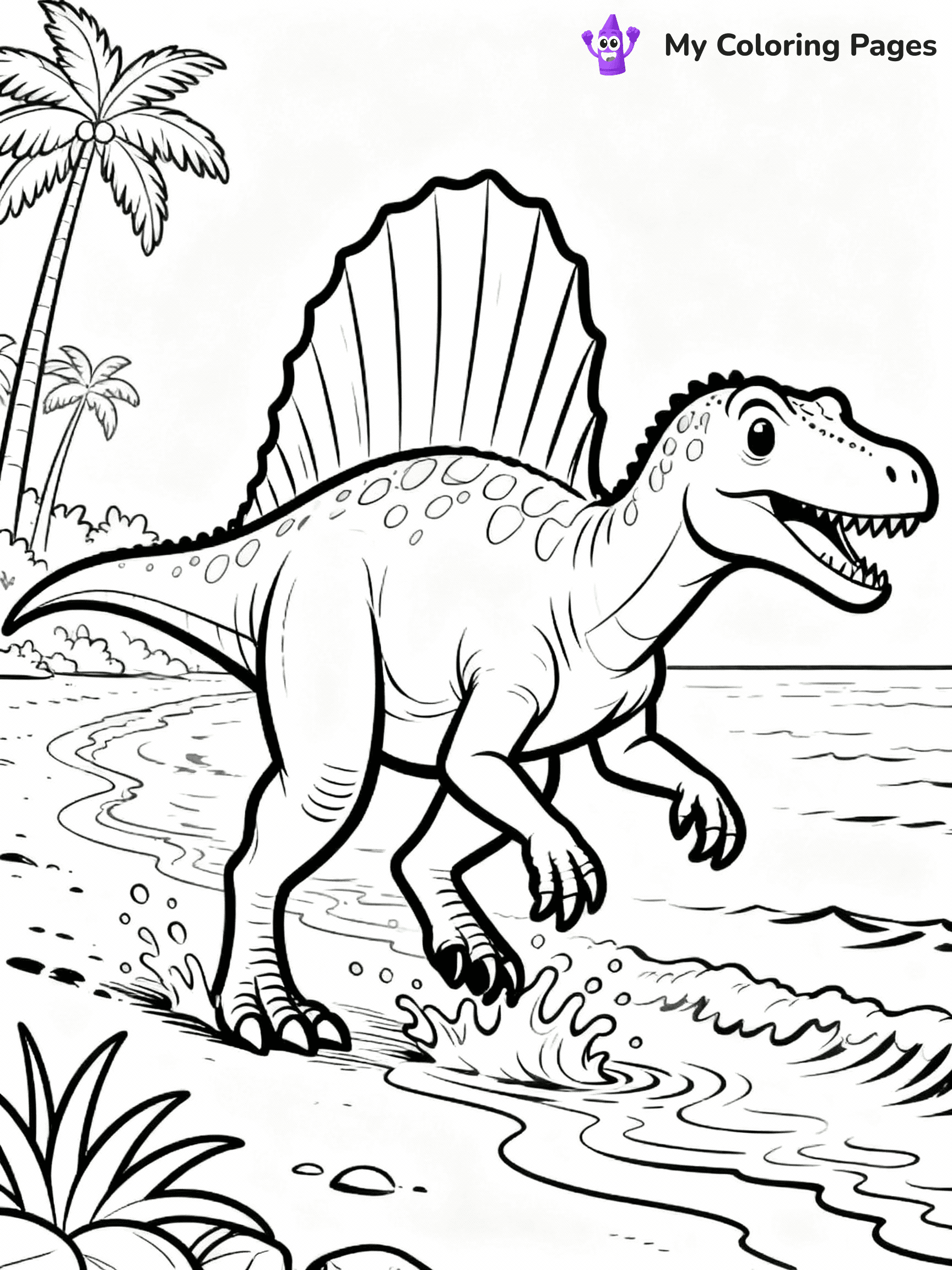 Spinosaurus Coloring Pages - 21
