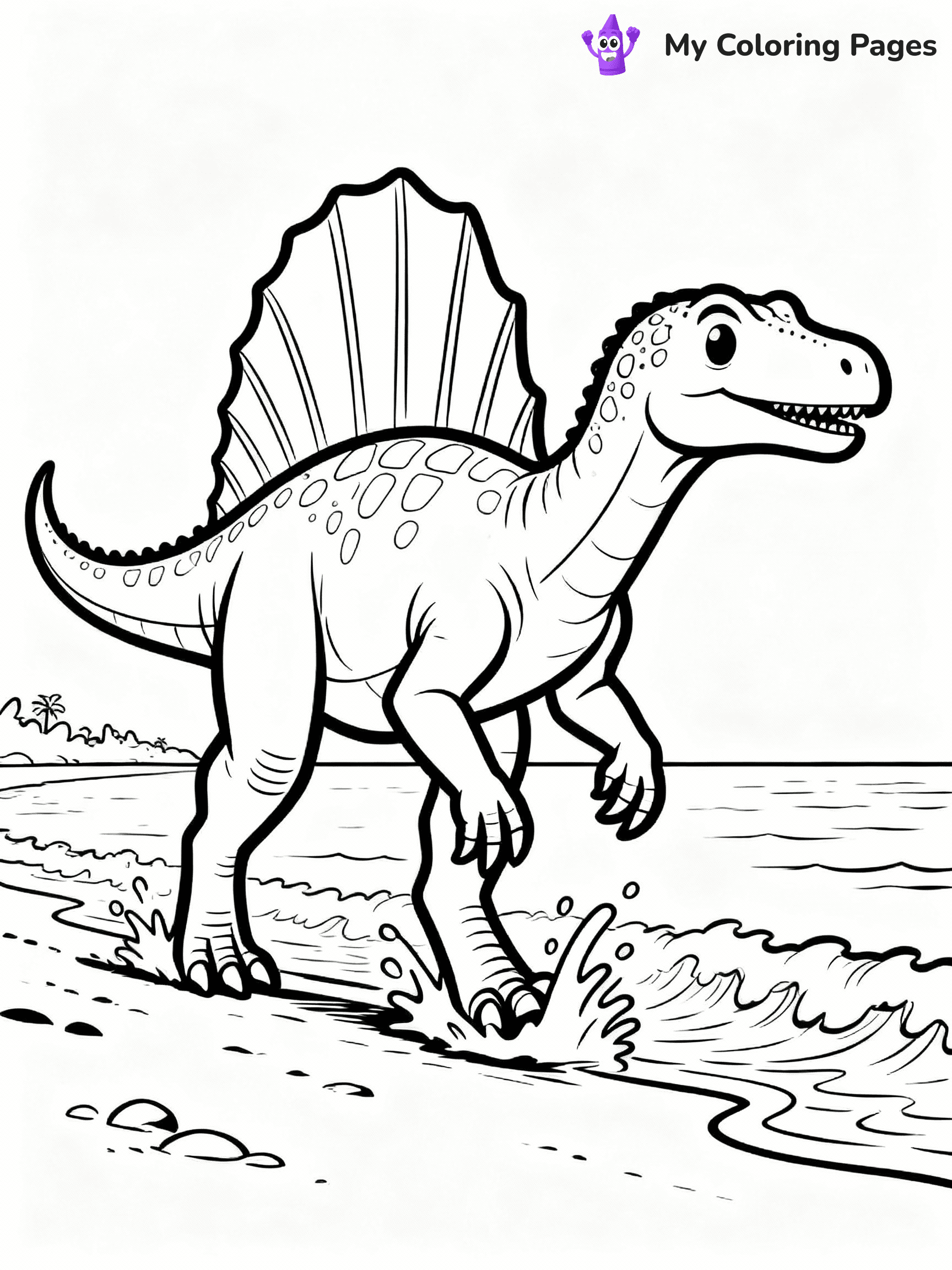 Spinosaurus Coloring Pages - 19