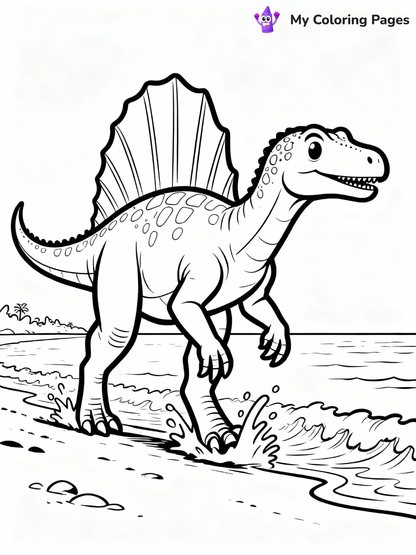 Spinosaurus Coloring Pages - 19