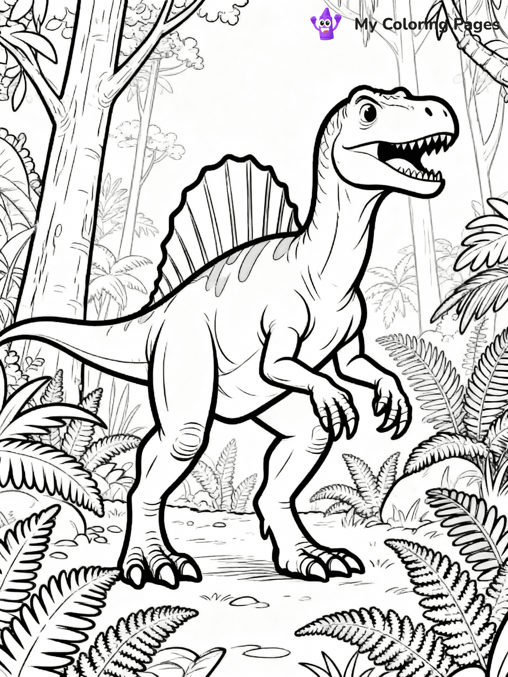 Spinosaurus Coloring Pages - 18