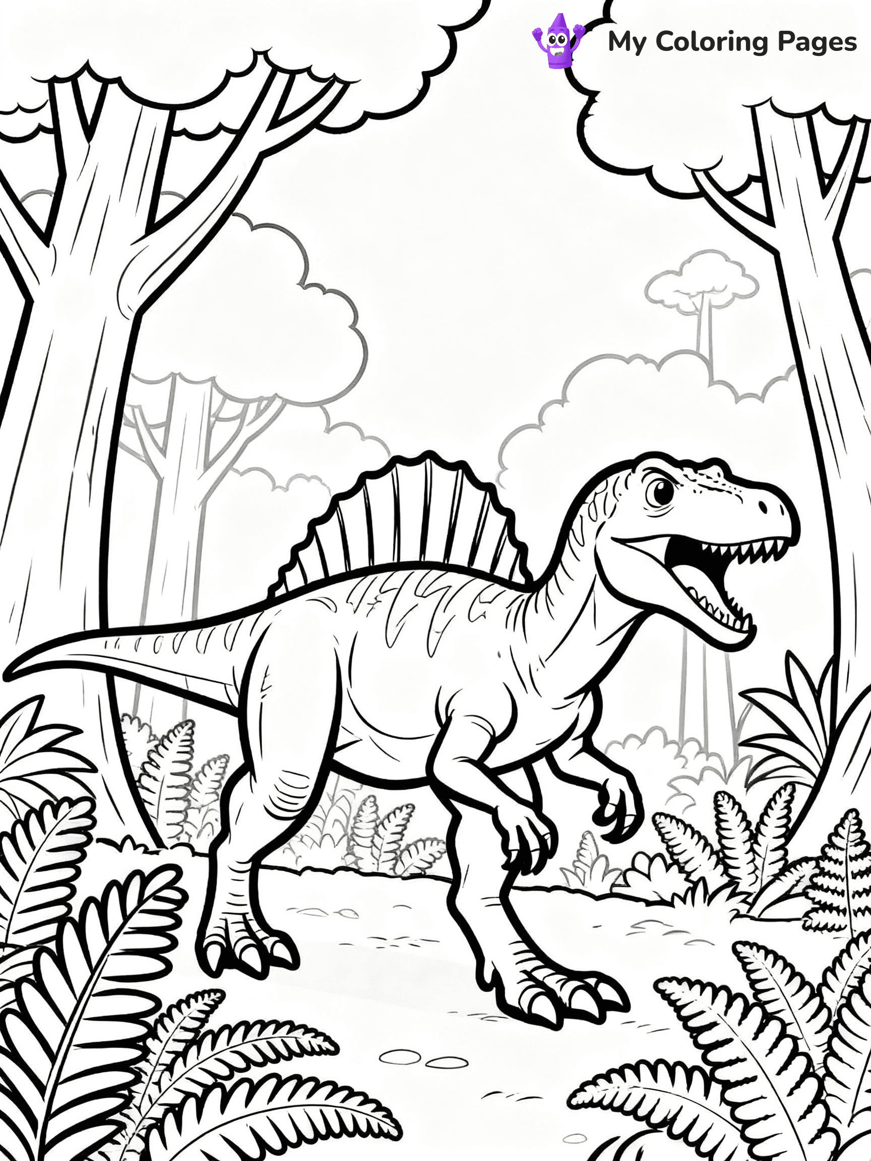 Spinosaurus Coloring Pages - 17