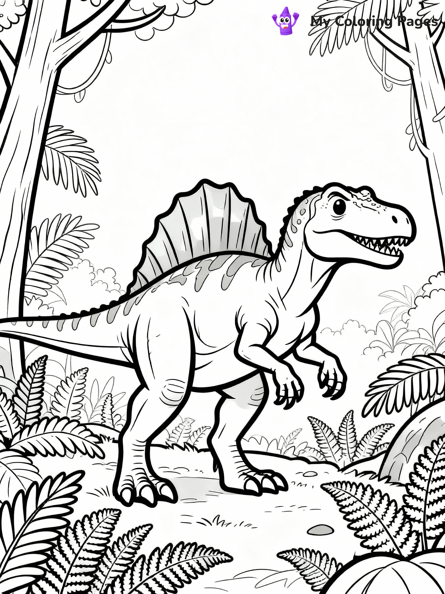 Spinosaurus Coloring Pages - 16