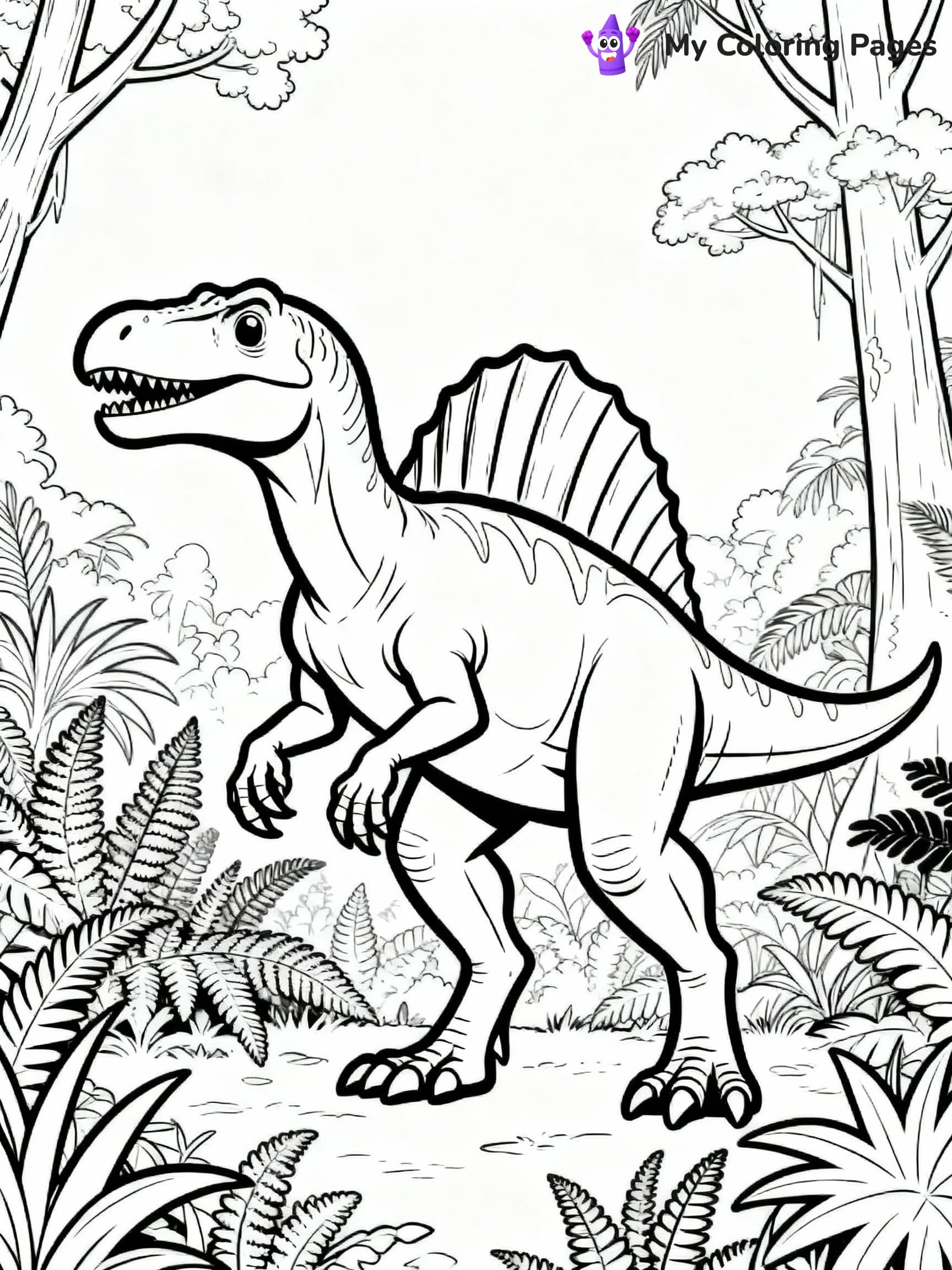 Spinosaurus Coloring Pages - 15