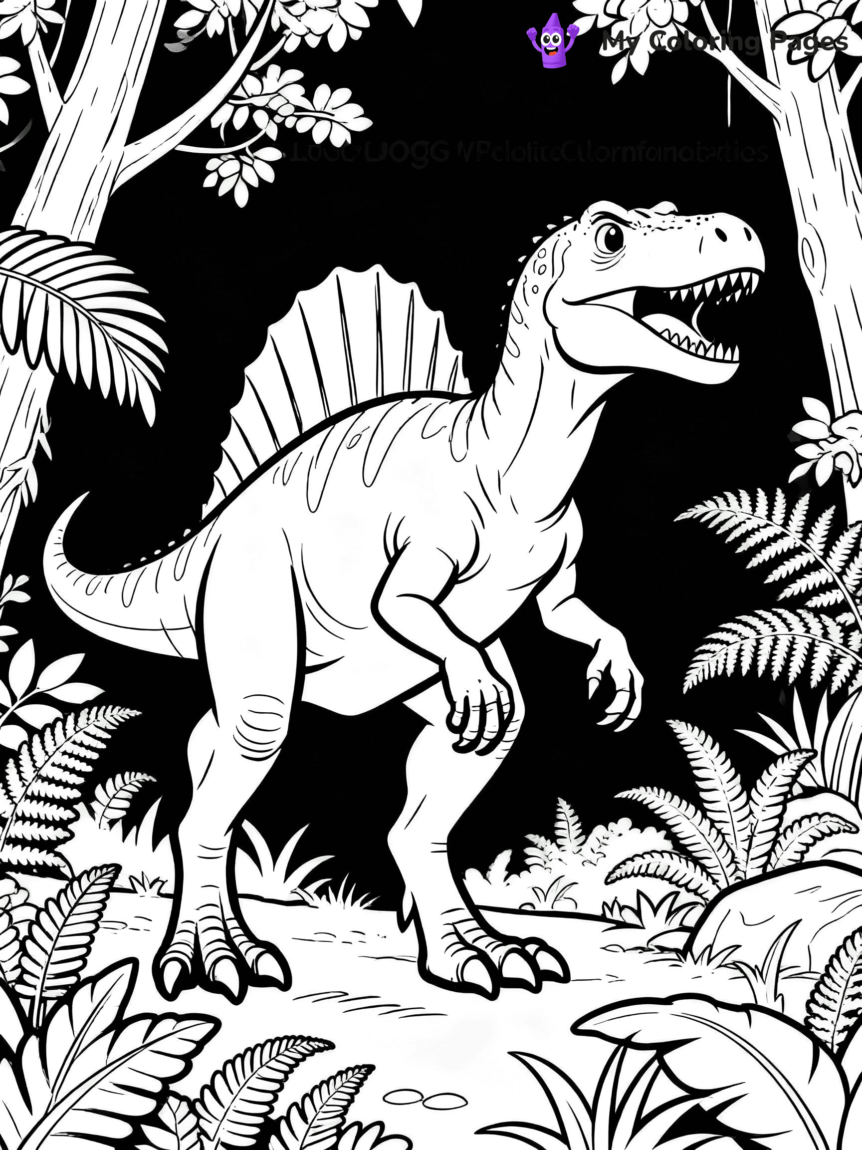 Spinosaurus Coloring Pages - 14