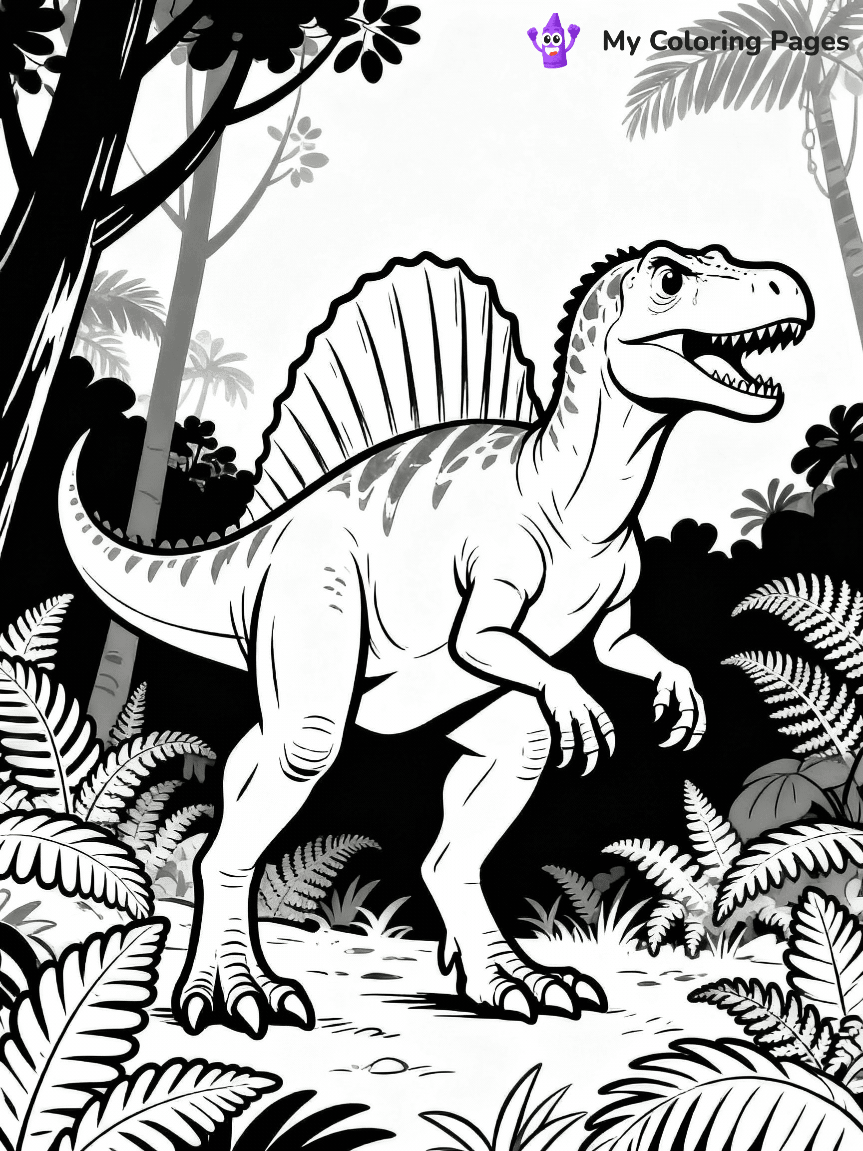 Spinosaurus Coloring Pages - 13