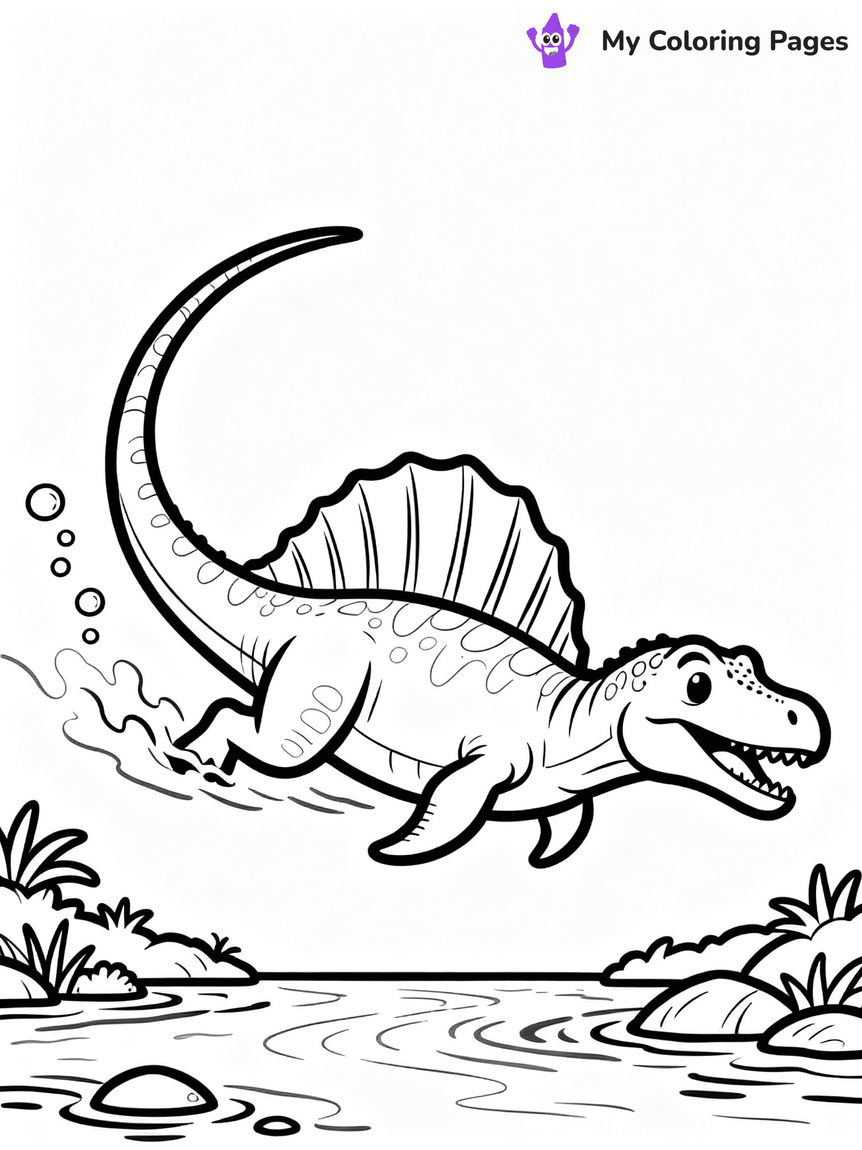Spinosaurus Coloring Pages - 12