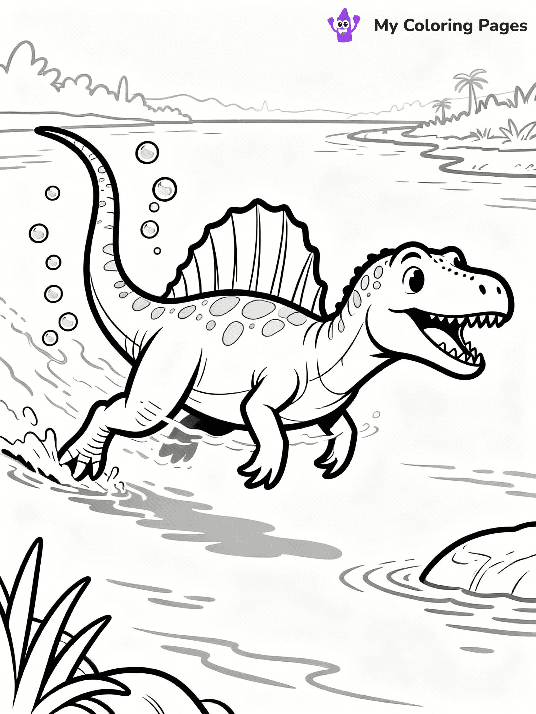 Spinosaurus Coloring Pages - 8