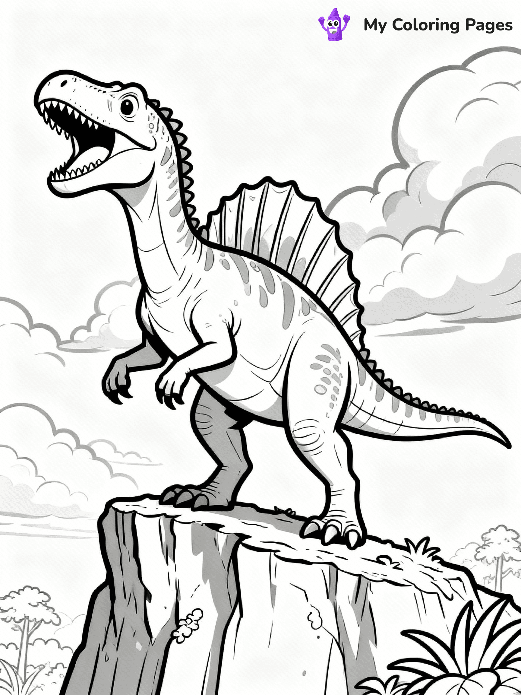 Spinosaurus Coloring Pages - 6