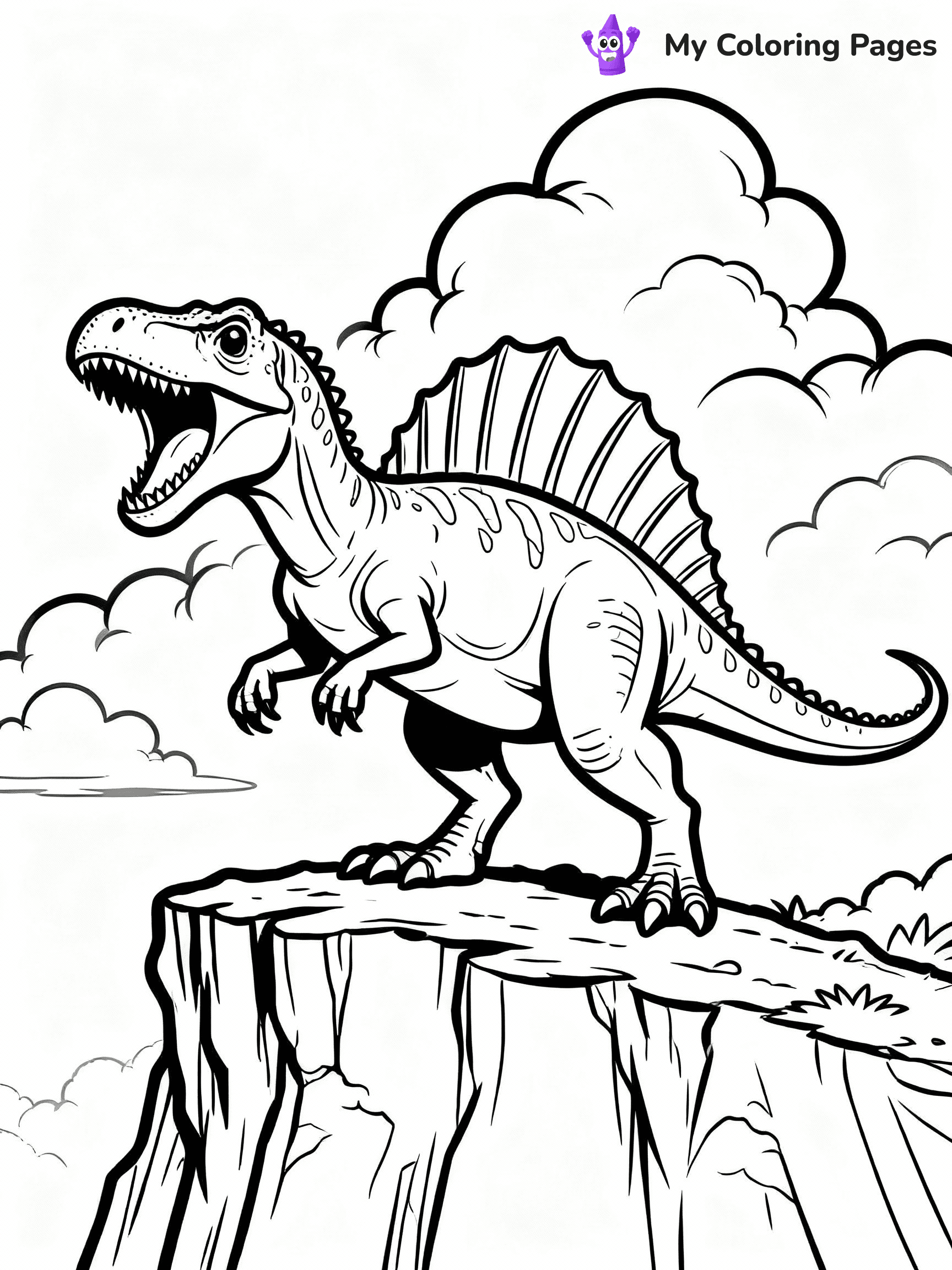 Spinosaurus Coloring Pages - 4
