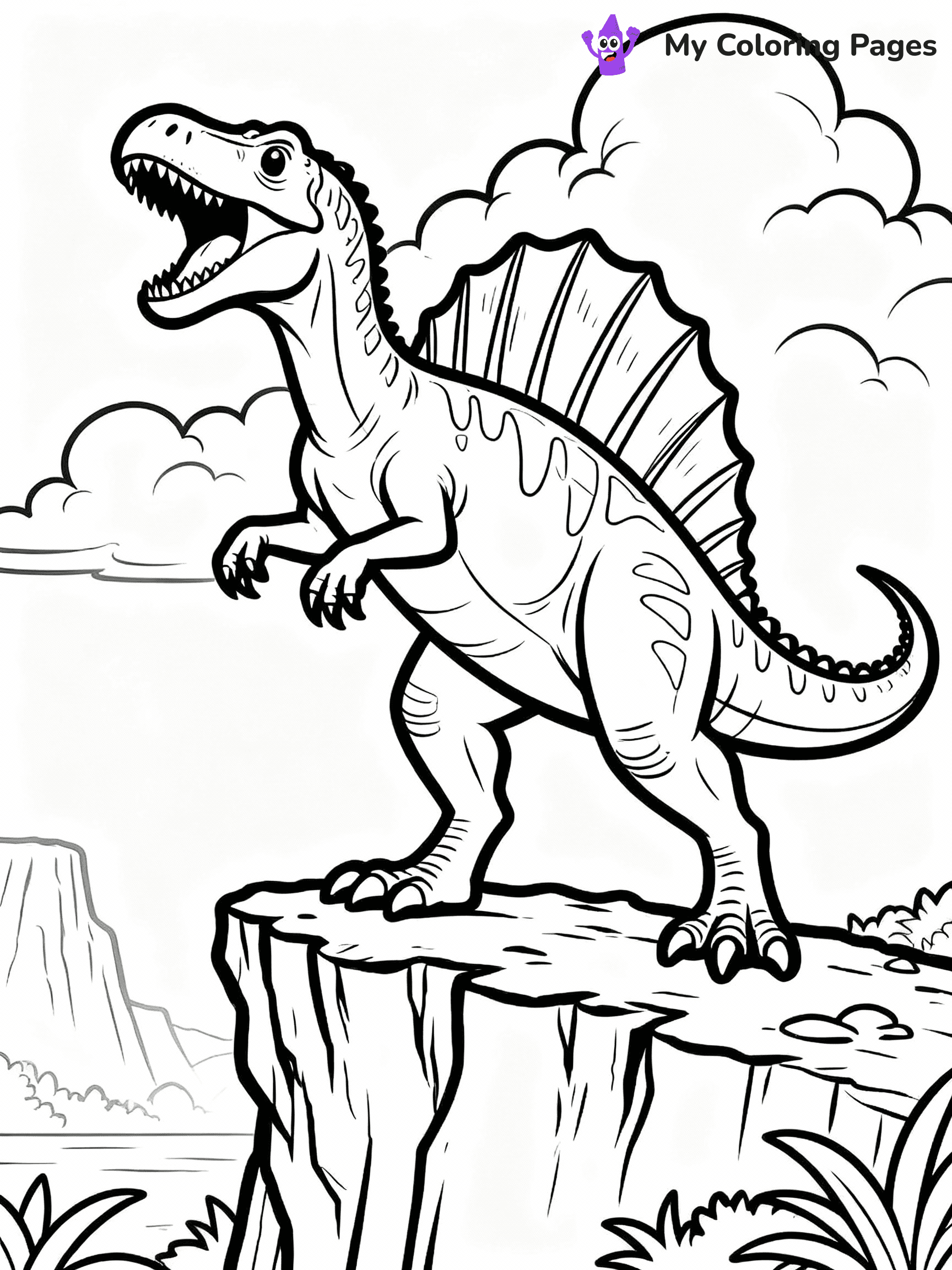 Spinosaurus Coloring Pages - 3
