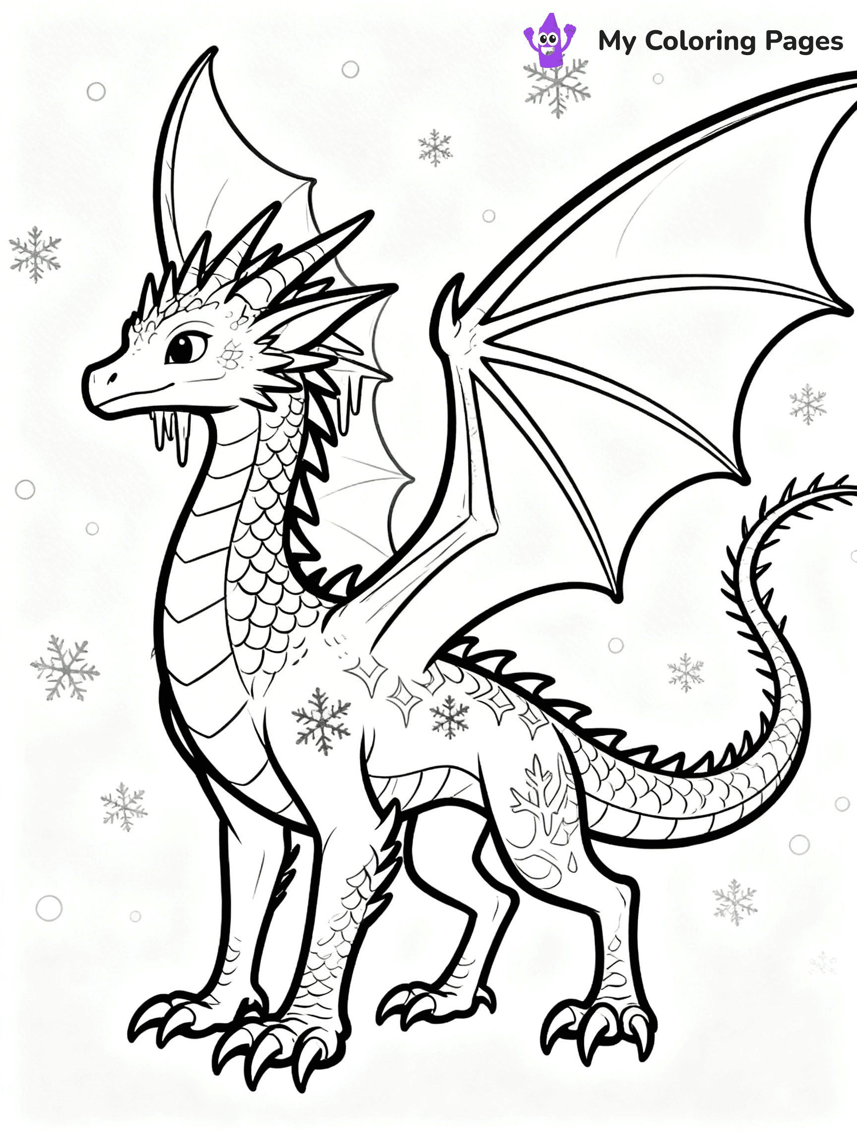 Icewing Coloring Pages - 10