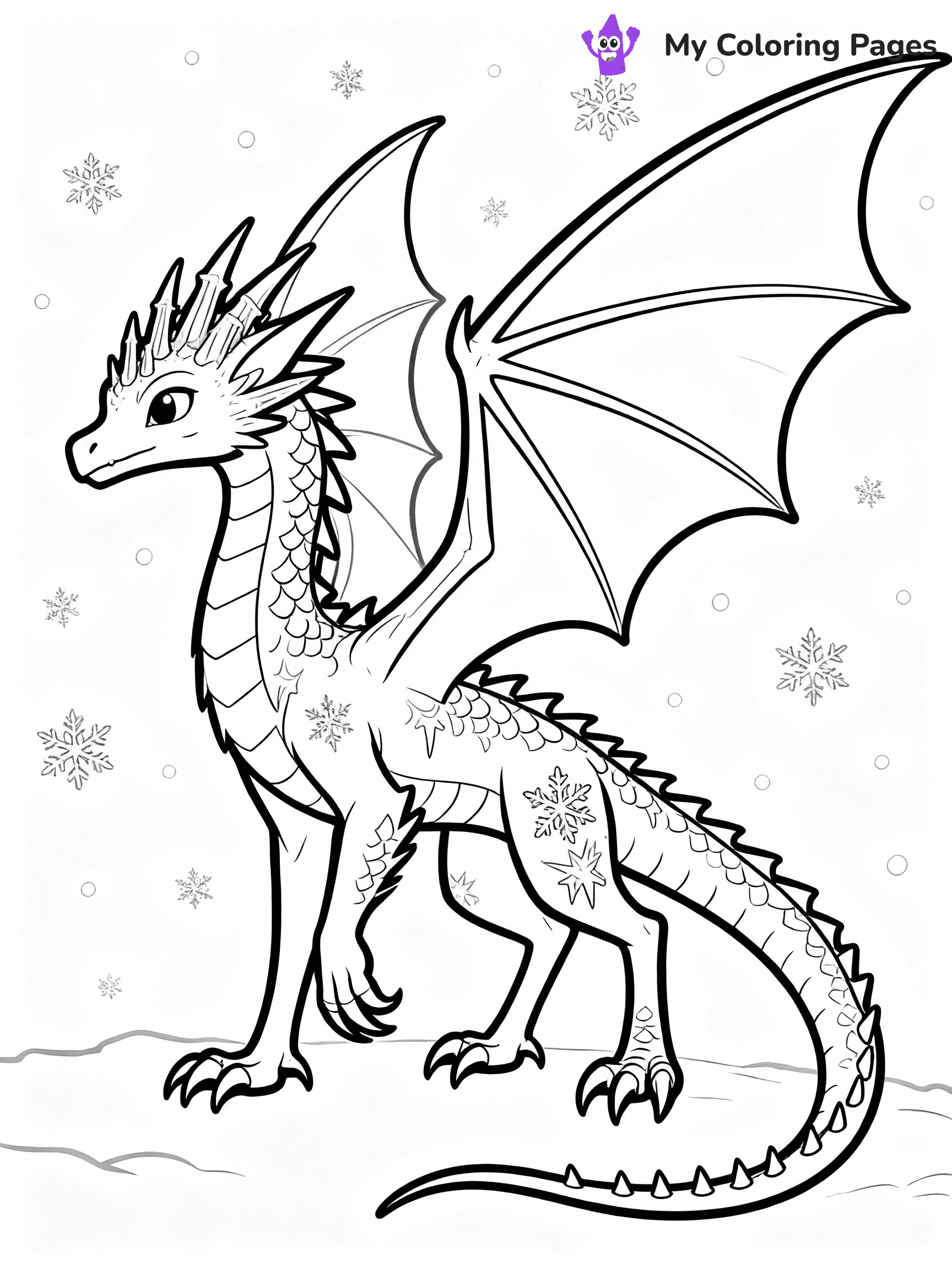 Icewing Coloring Pages - 8