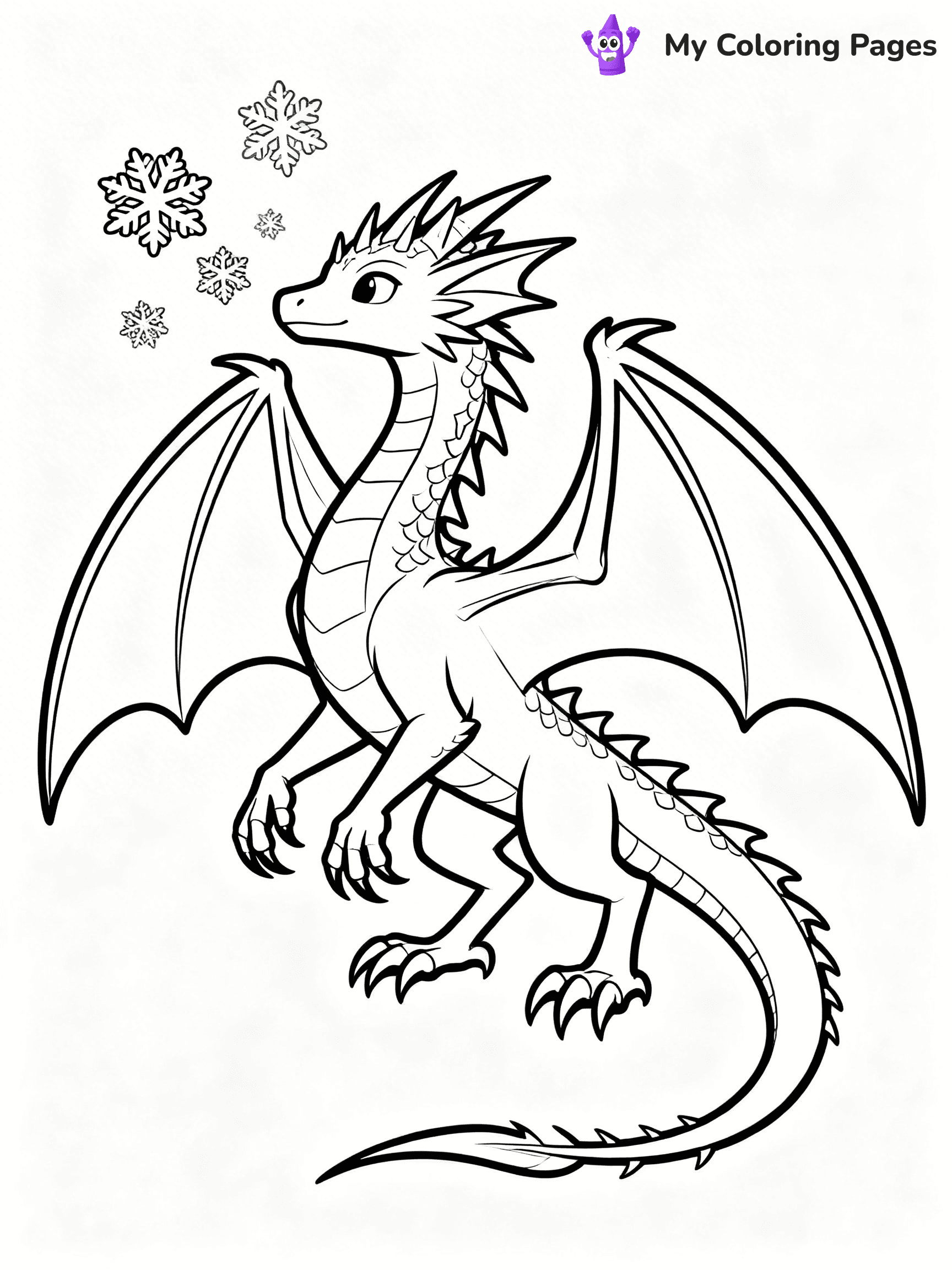 Icewing Coloring Pages - 4