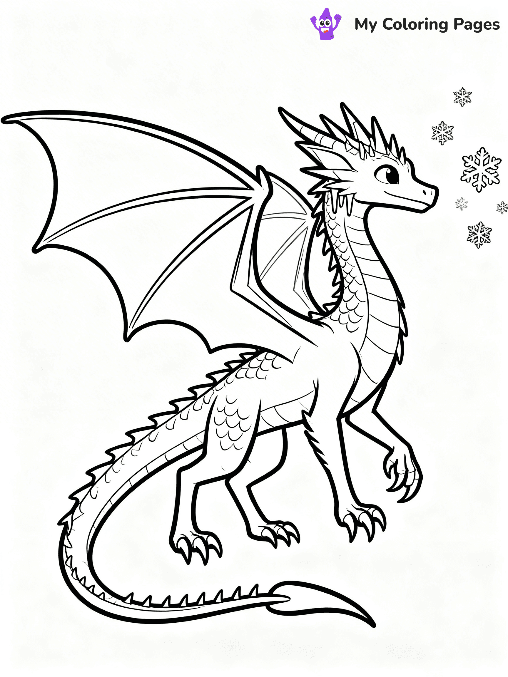Icewing Coloring Pages - 3