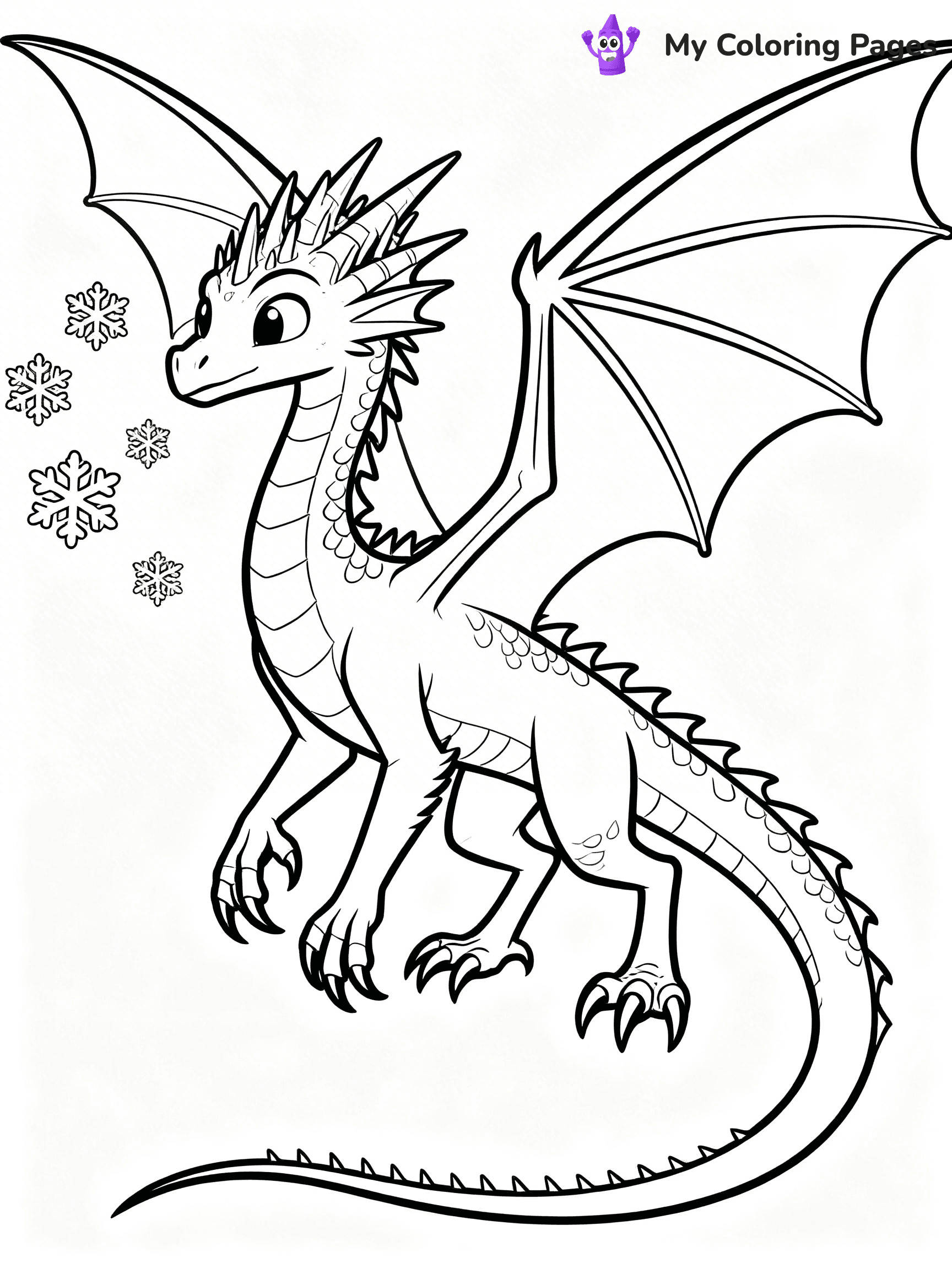Icewing Coloring Pages - 2