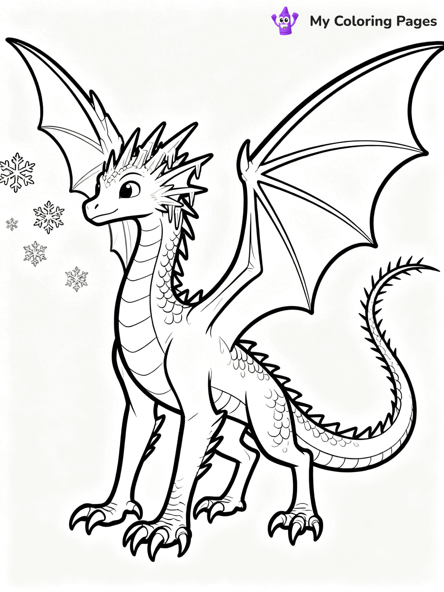 Icewing Coloring Pages - 1