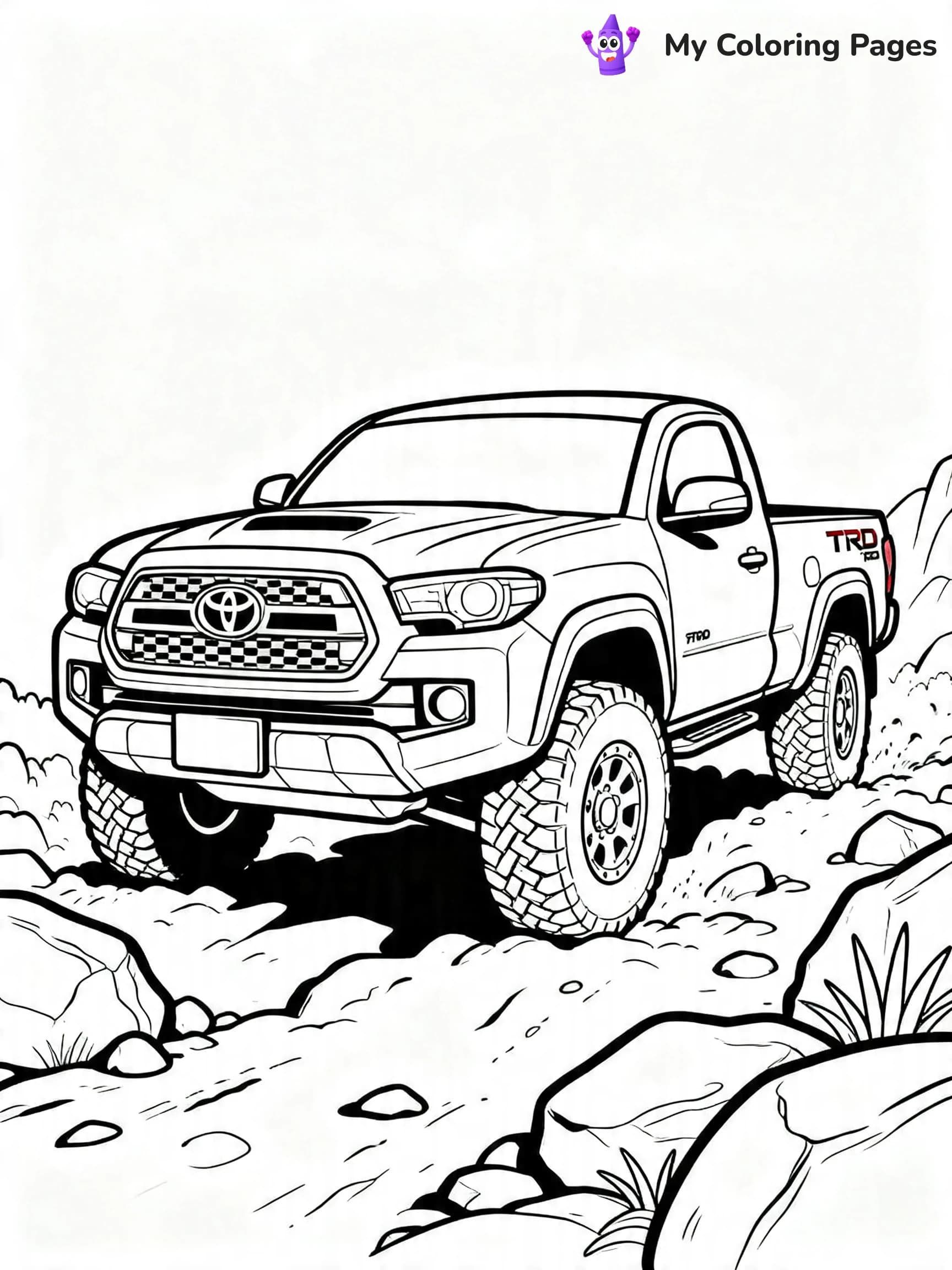 Toyota Tacoma Coloring Pages - 24