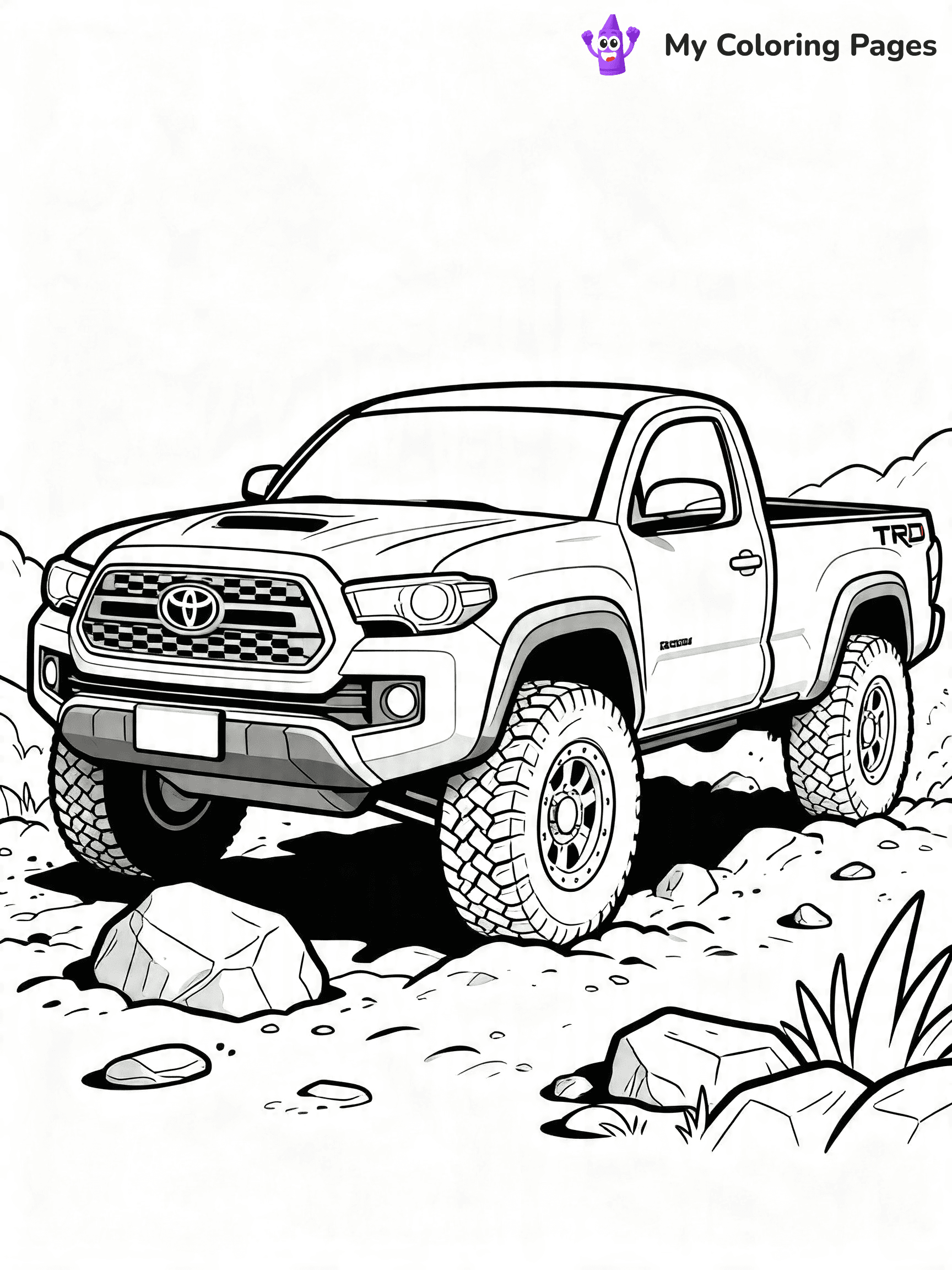 Toyota Tacoma Coloring Pages - 22