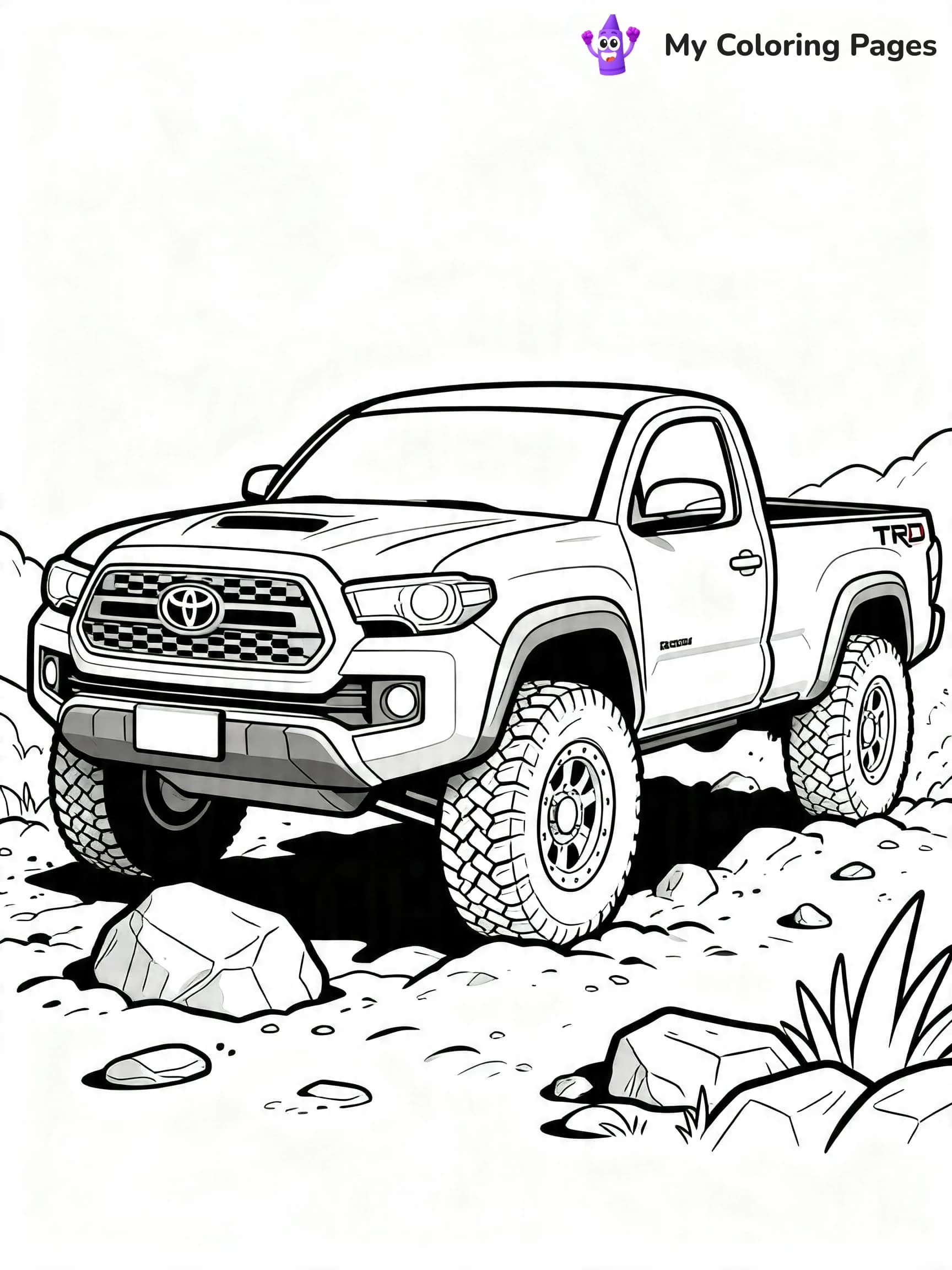 Toyota Tacoma Coloring Pages - 20