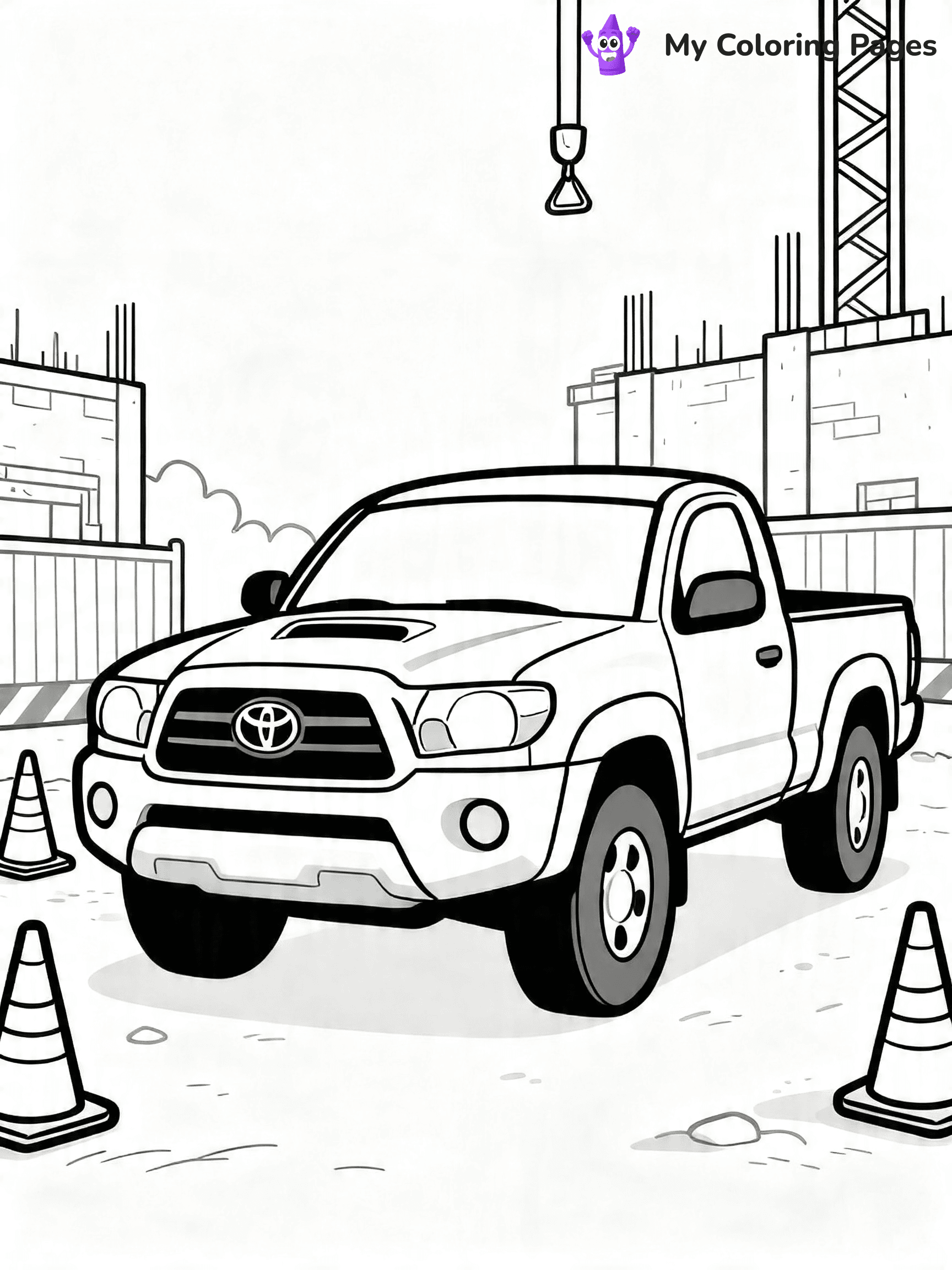 Toyota Tacoma Coloring Pages - 21