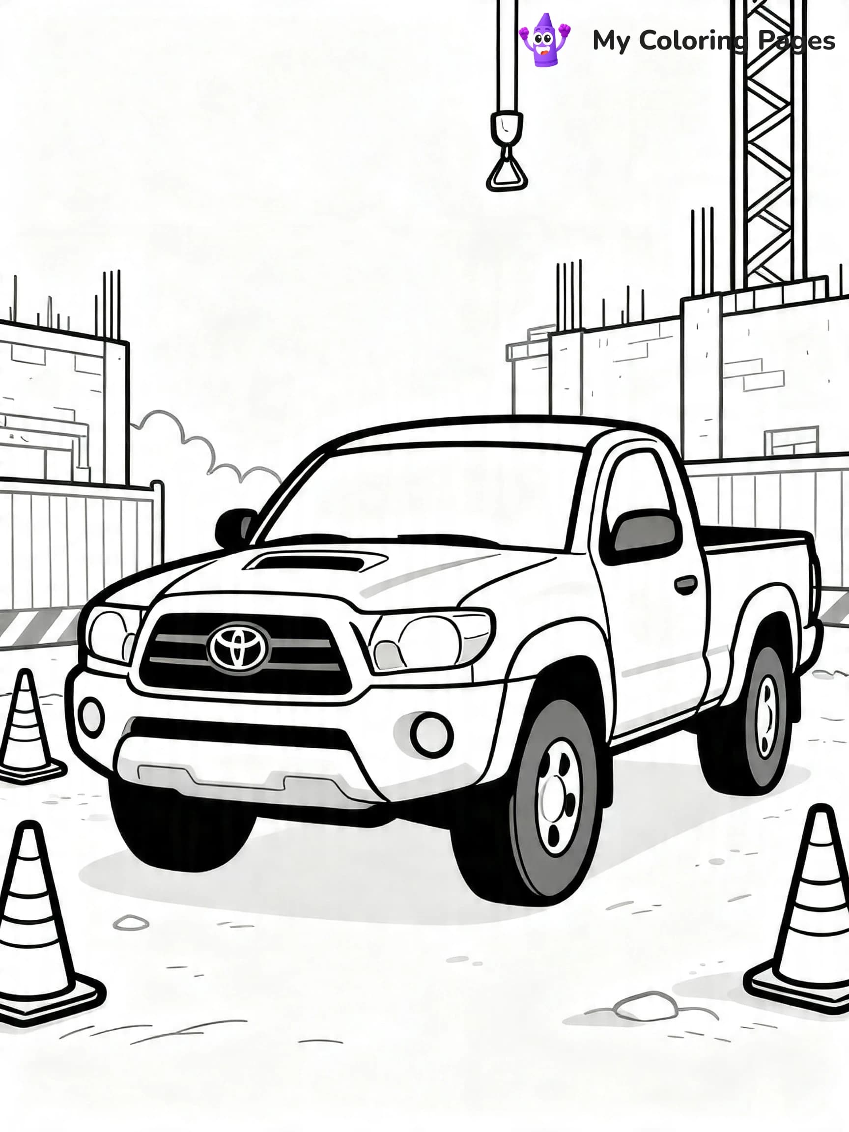 Toyota Tacoma Coloring Pages - 19
