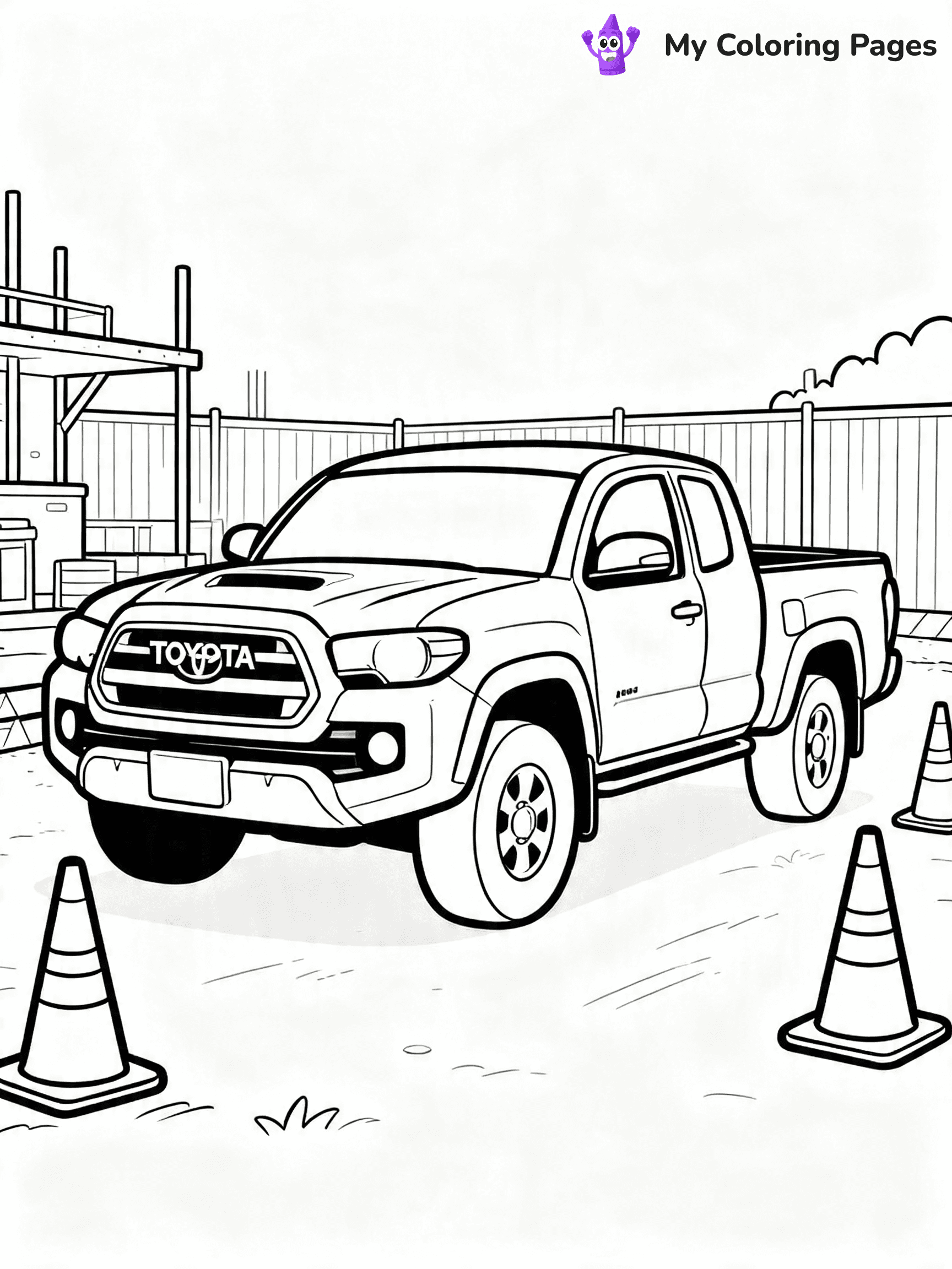 Toyota Tacoma Coloring Pages - 20