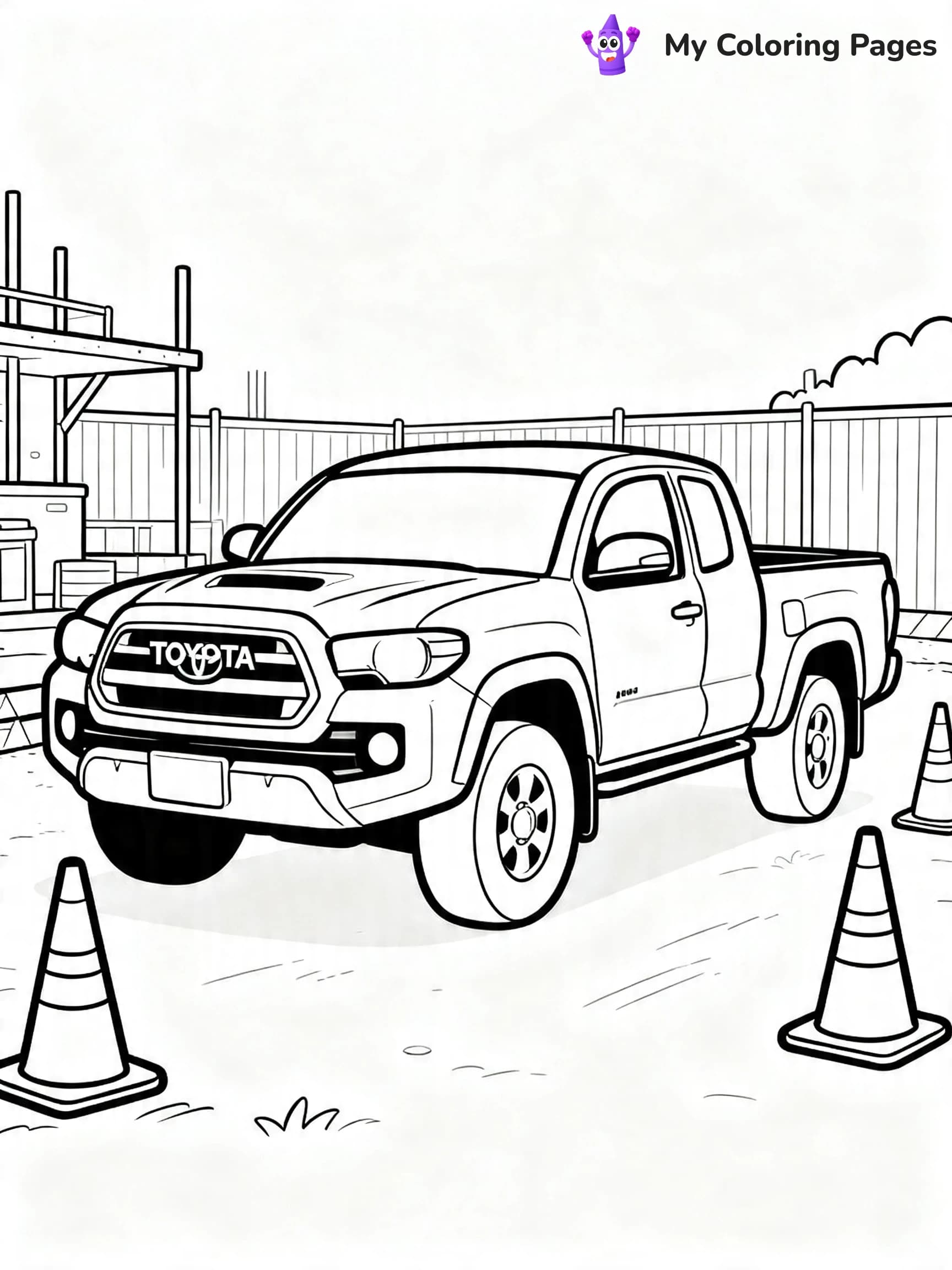 Toyota Tacoma Coloring Pages - 18