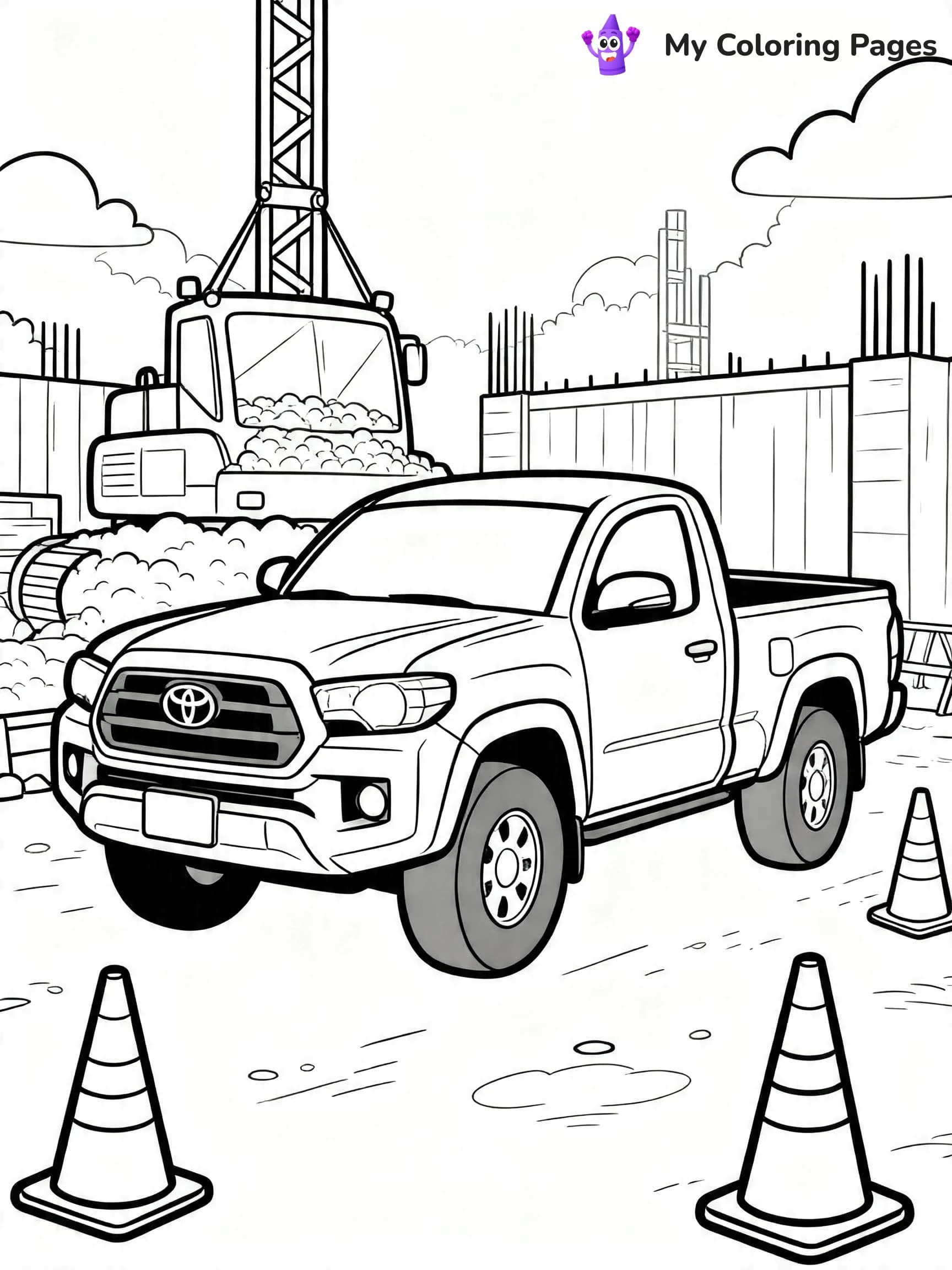 Toyota Tacoma Coloring Pages - 17